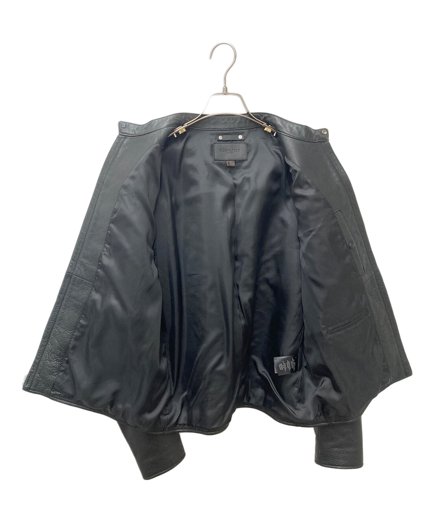 中古・古着通販】COACH (コーチ) シングルライダースジャケット