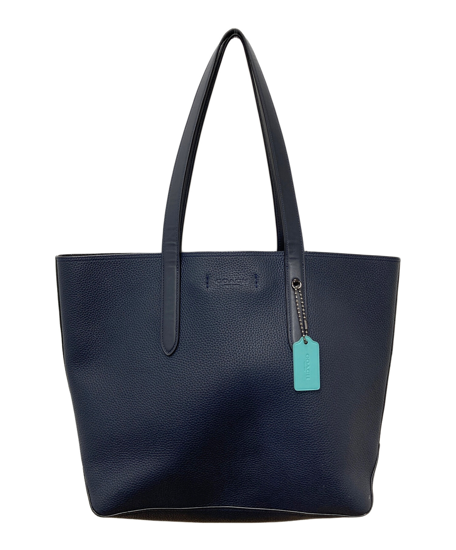 美品 COACH コーチ トートバッグ ビジネスバッグ ゴッサム C0240 中古・古着通販】COACH (コーチ) ゴッサムトート34 C0240 ネイビー