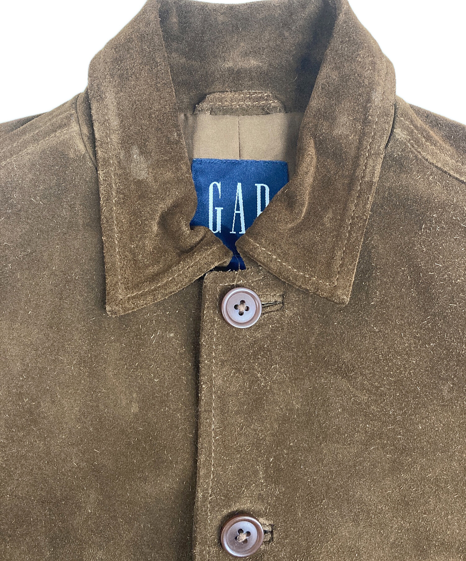 中古・古着通販】GAP (ギャップ) スウェードジャケット ブラウン