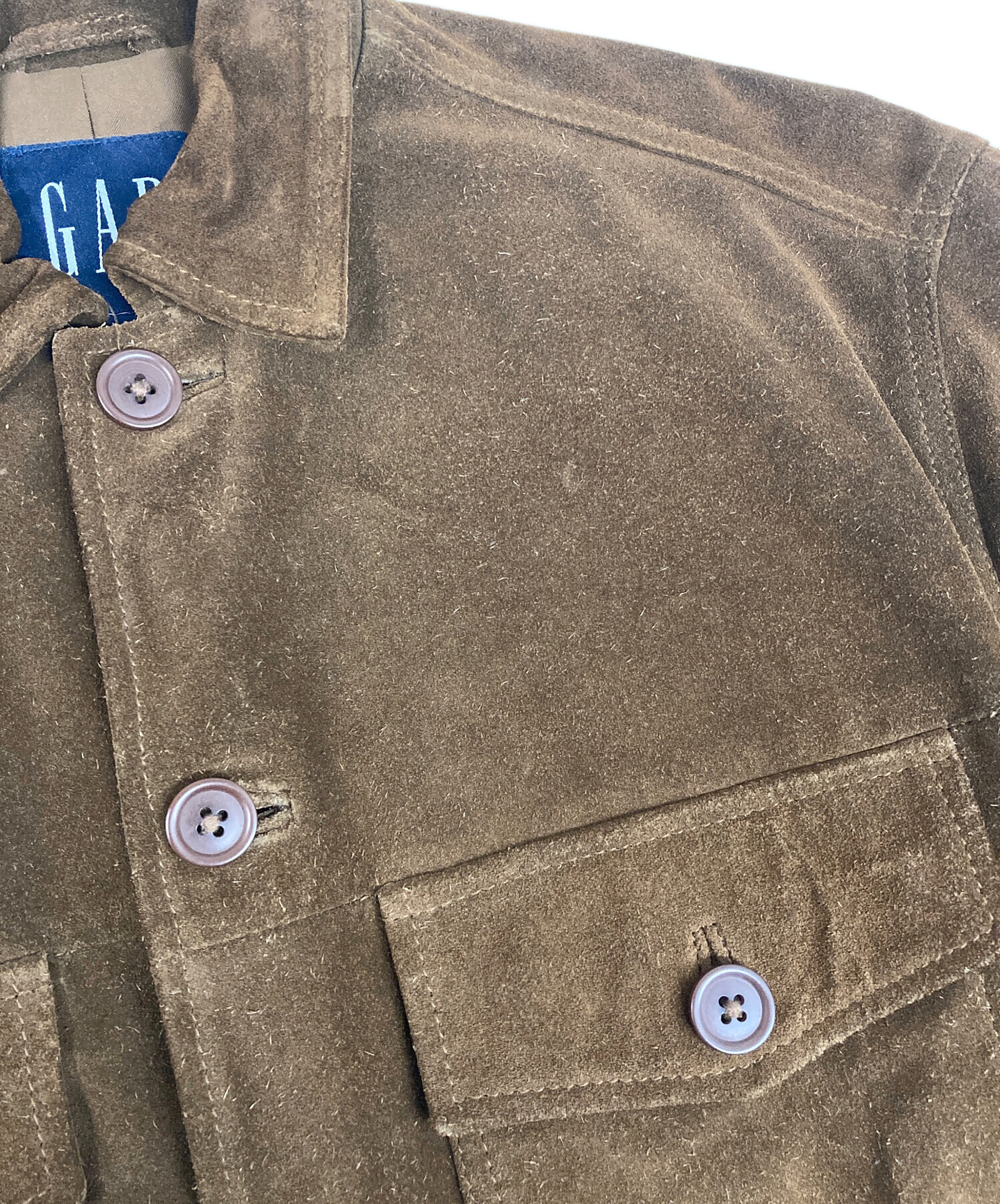 中古・古着通販】GAP (ギャップ) スウェードジャケット ブラウン