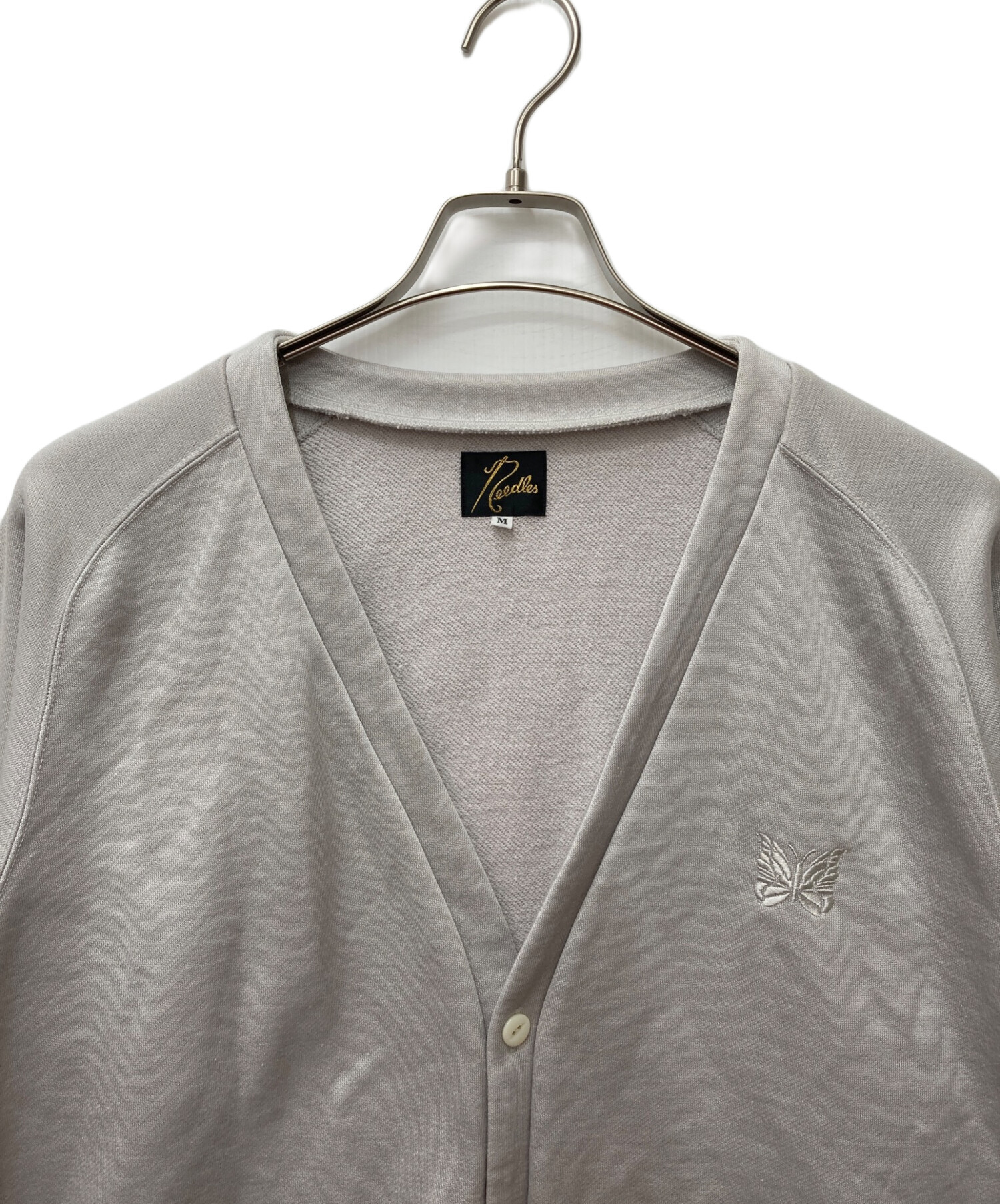 中古・古着通販】Needles (ニードルズ) V Neck Cardigan MR304 グレー