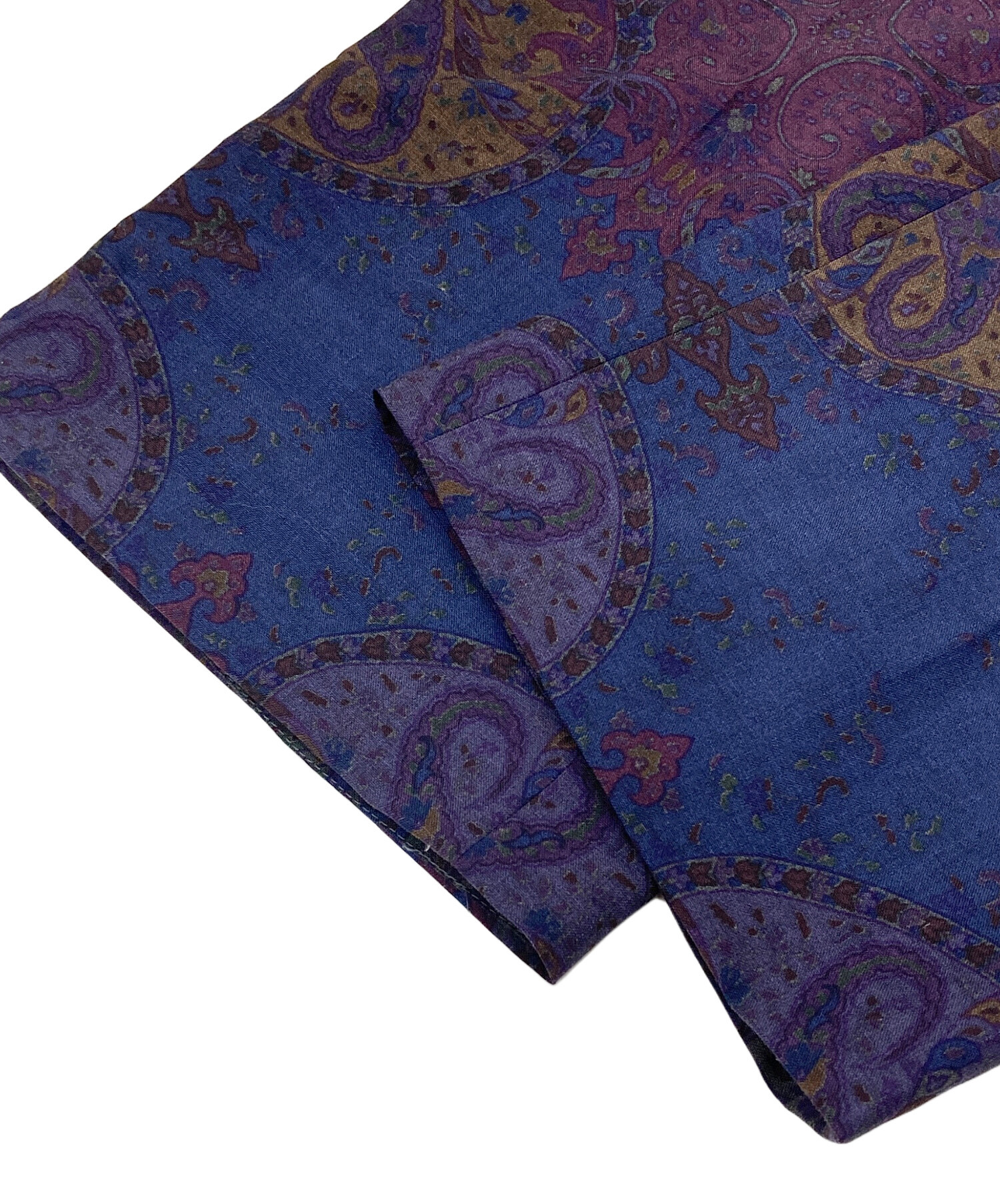 中古・古着通販】ETRO (エトロ) ペイズリー柄スラックス パープル
