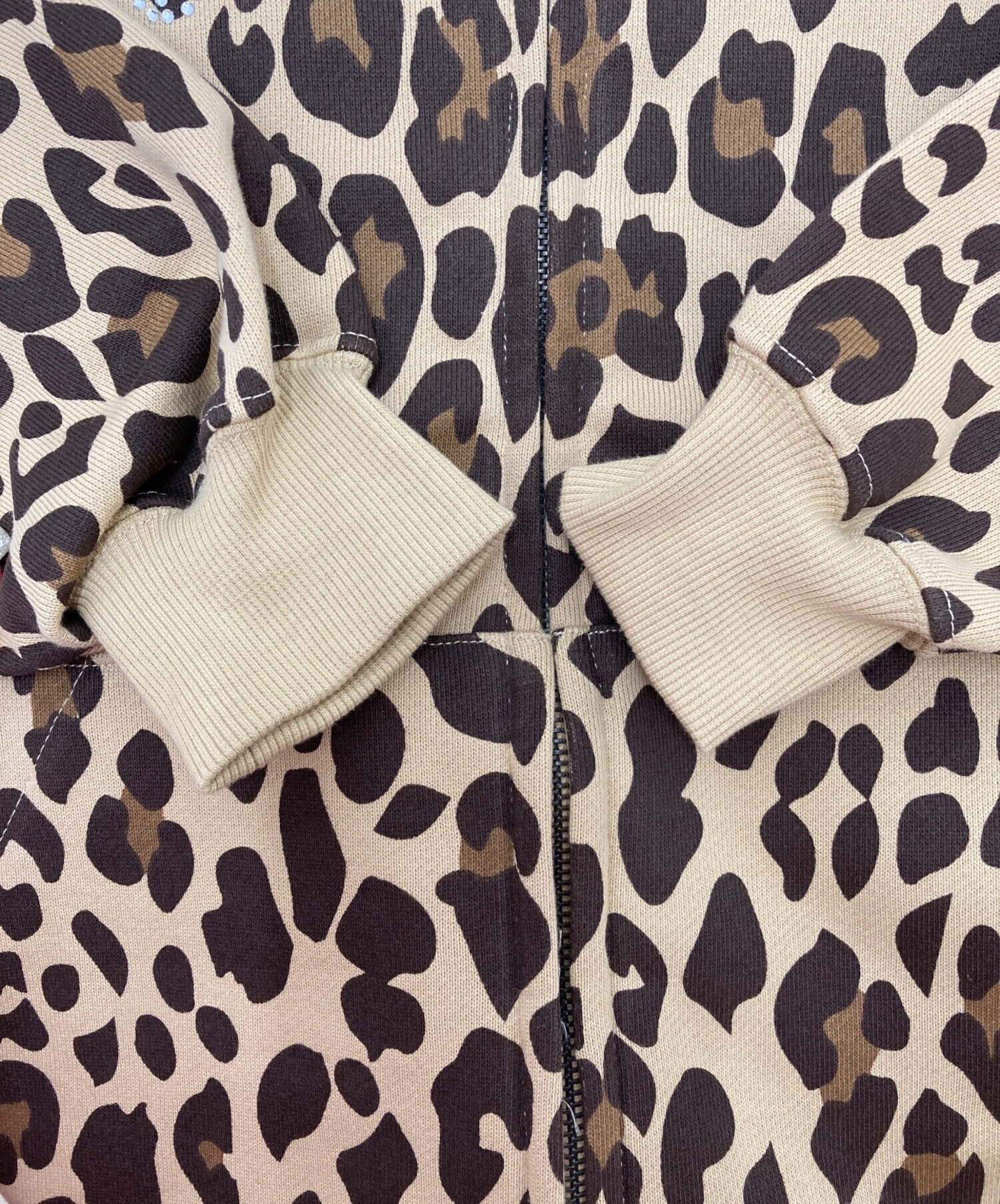 ジェイダGYDA×GALFYbijoulogo leopard BIG パーカー GALFY（ガルフィー） パーカー GYDA×GALFY bijou logo leopard BIG