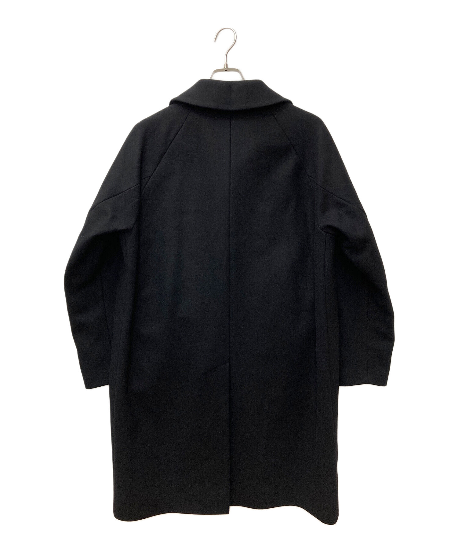 中古・古着通販】HEVO (イーヴォ) CRISPIANO ラグランコート ブラック