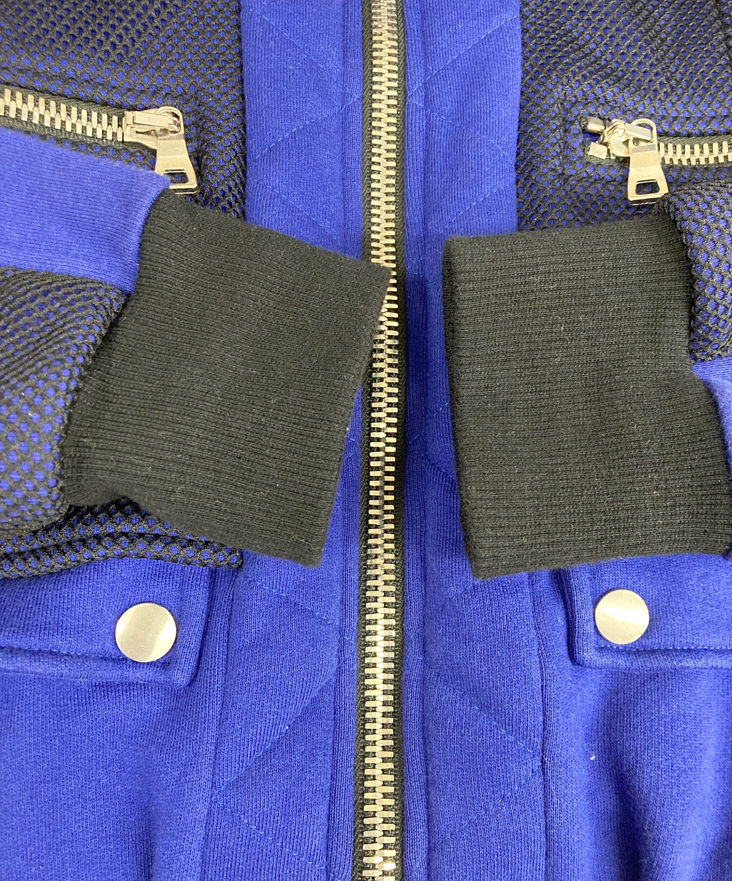 中古・古着通販】BALMAIN (バルマン) スウェットメッシュ切替ジップ