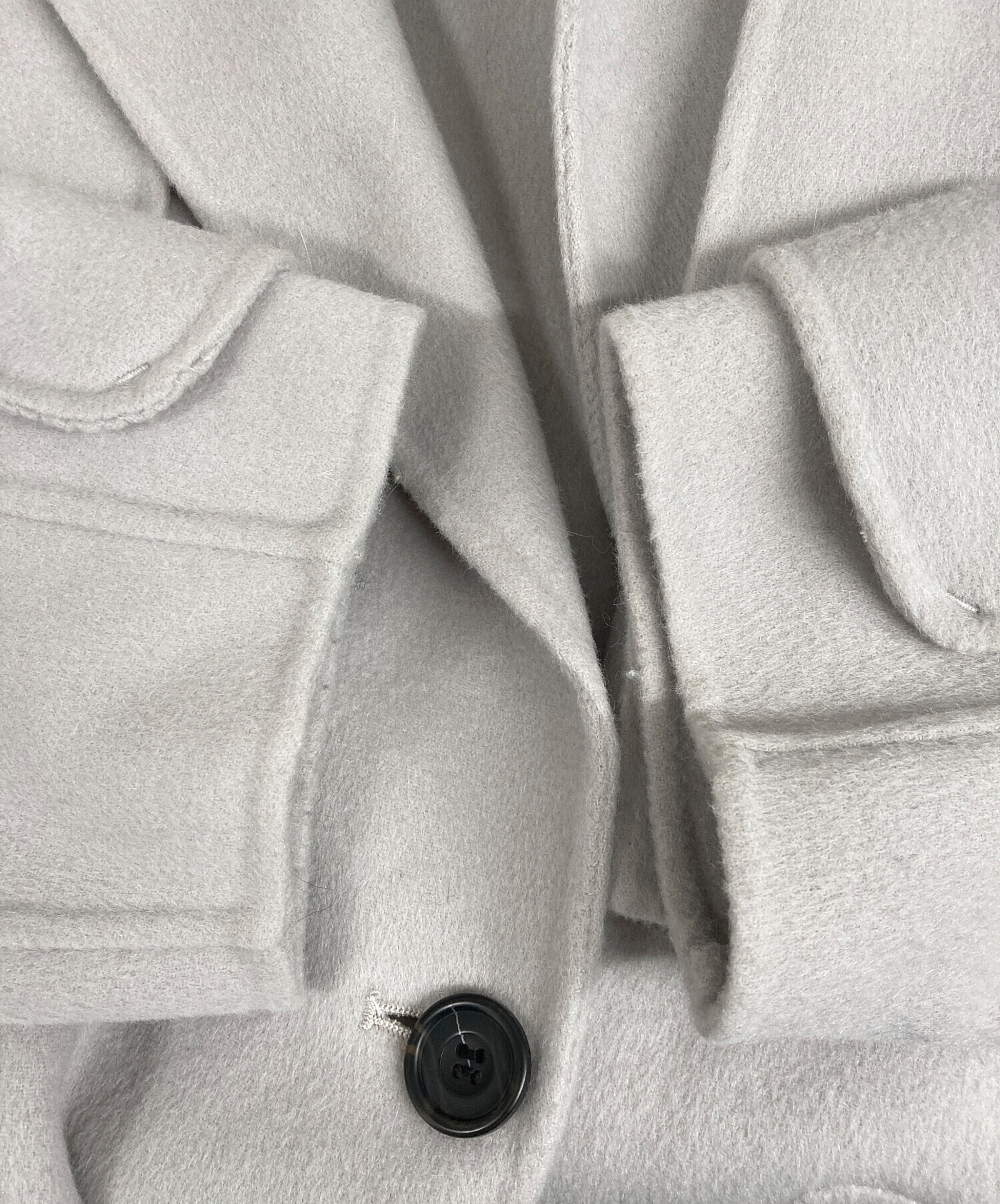 中古・古着通販】Lallia Mu (ラリア ムー) 2WAYリバーウールロング