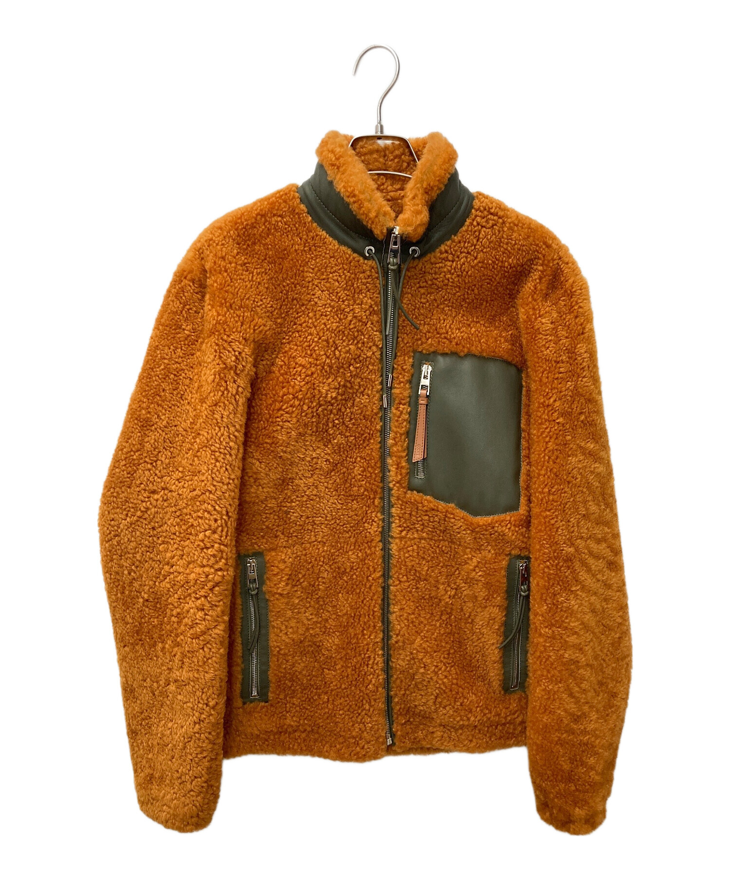 LOEWE ロエベ ジャケット メンズ 【古着】【中古】 中古・古着通販】LOEWE (ロエベ) ムートンボアジャケット オレンジ