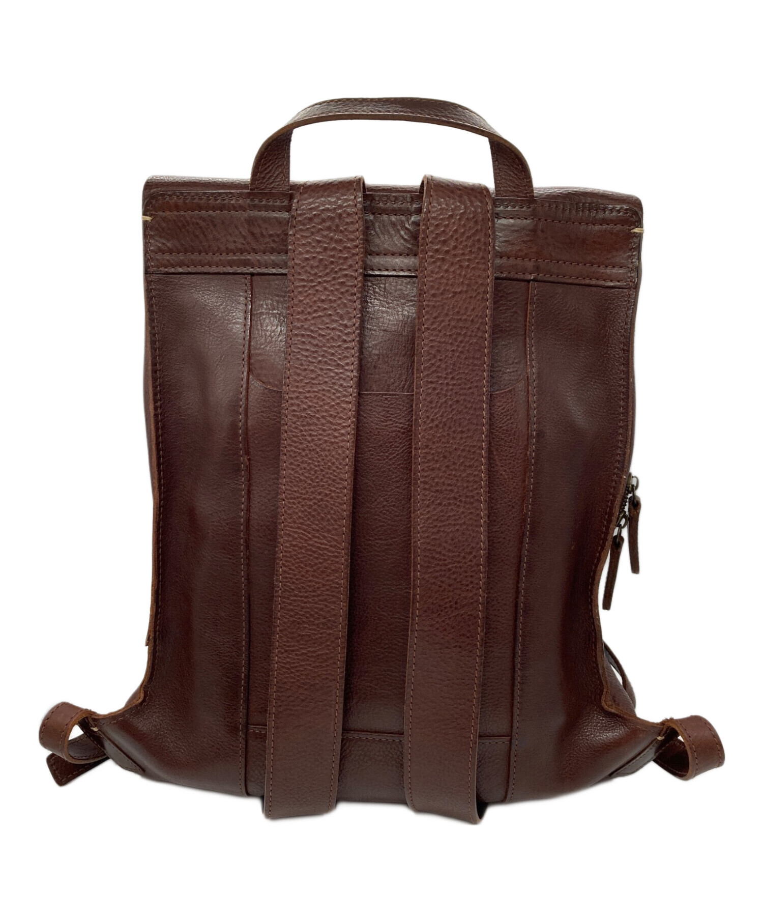 中古・古着通販】genten (ゲンテン) レザーリュック ブラウン