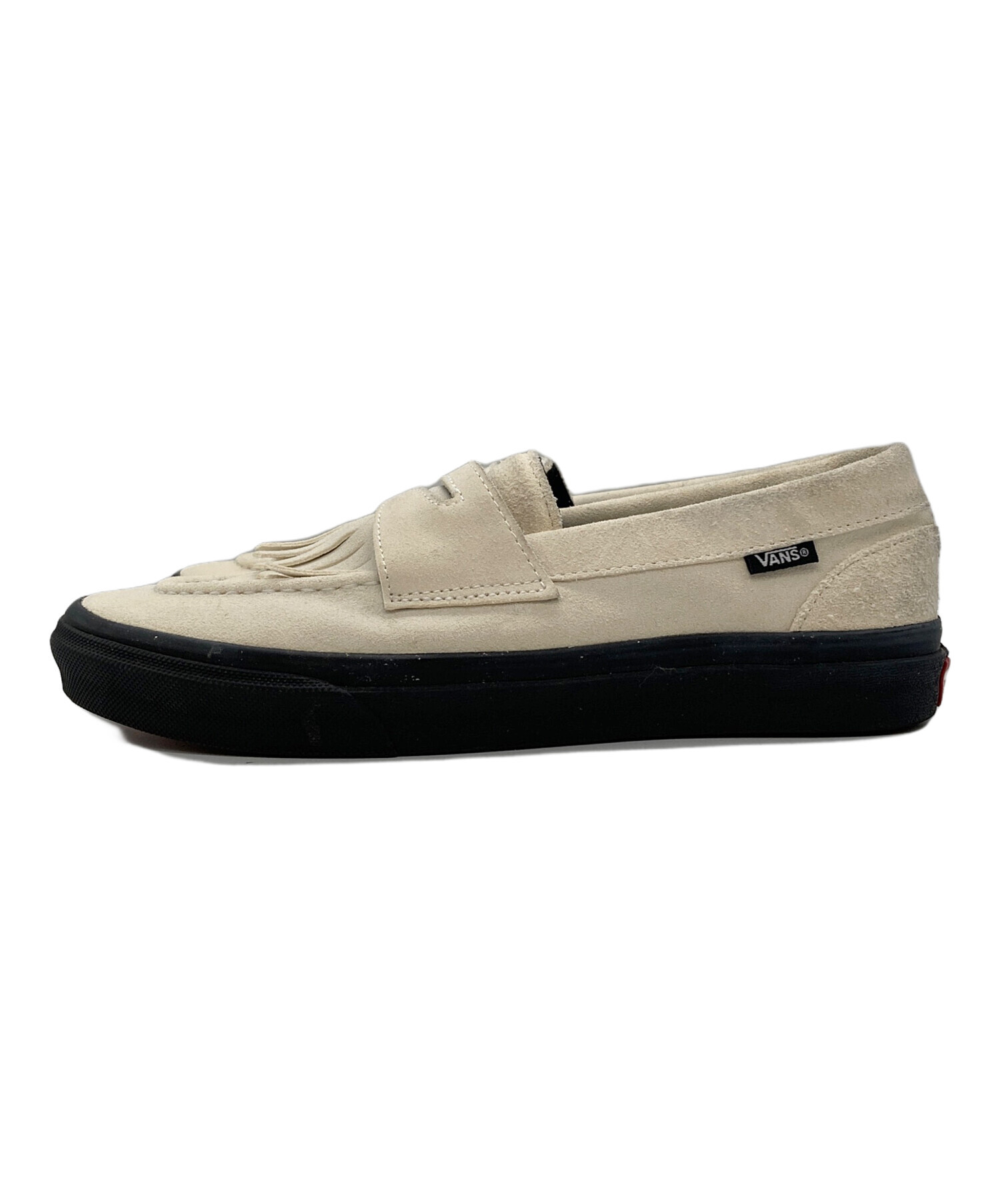中古・古着通販】VANS (ヴァンズ) ローファー ホワイト×ブラック