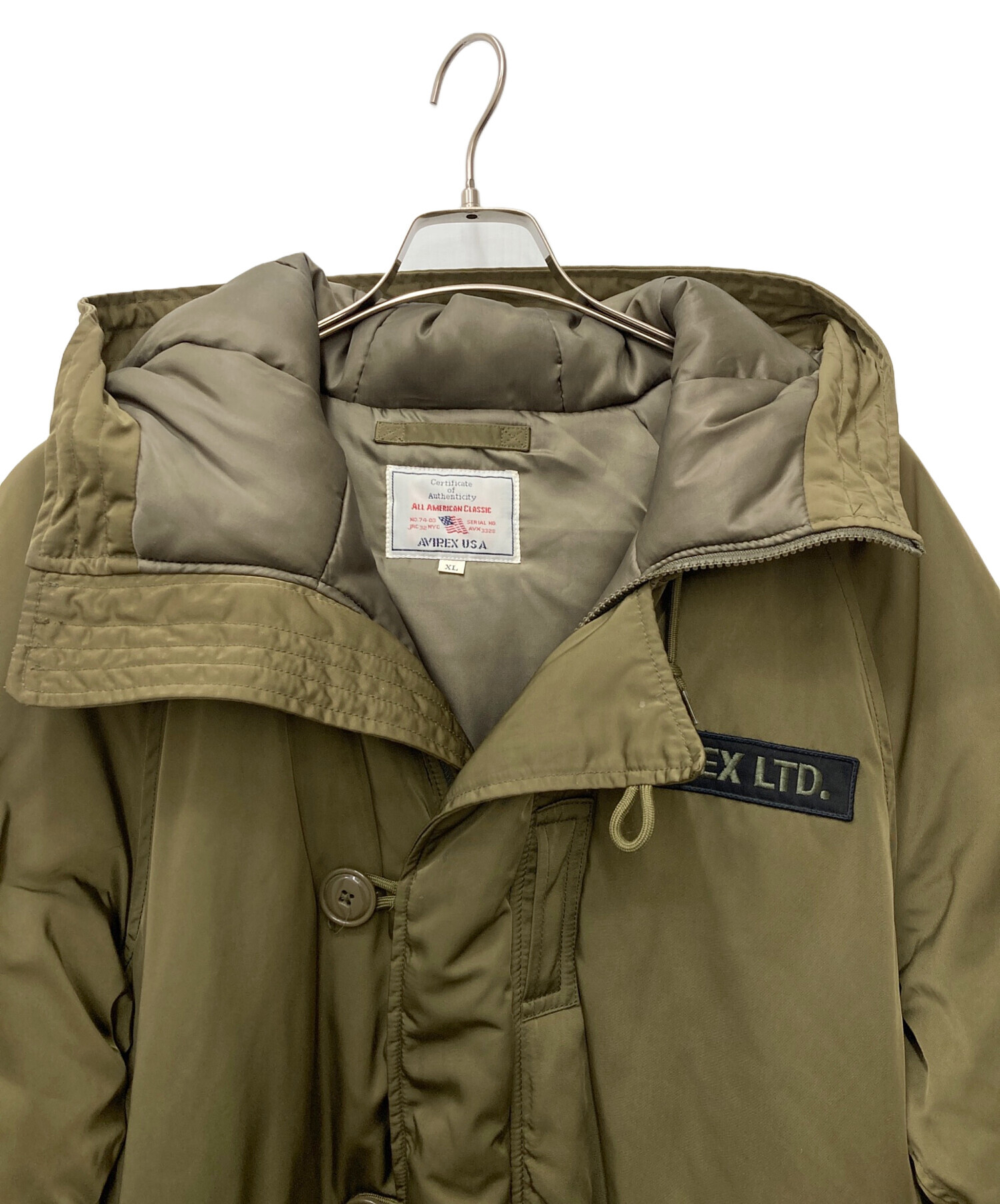 中古・古着通販】AVIREX (アヴィレックス) 中綿フライトジャケット 783