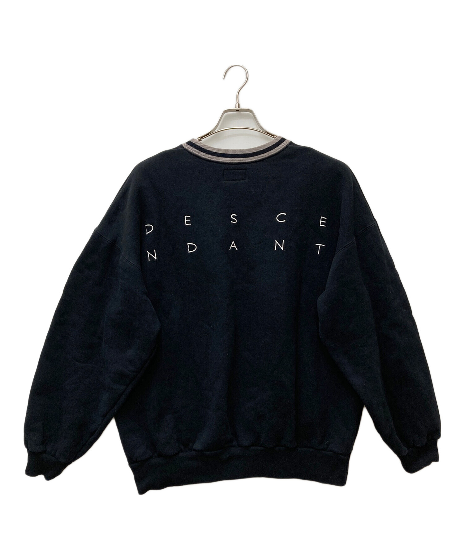 descendant クルーネックスウェット ブラック 2 中古・古着通販】DESCENDANT (ディセンダント) クルーネックスウェット