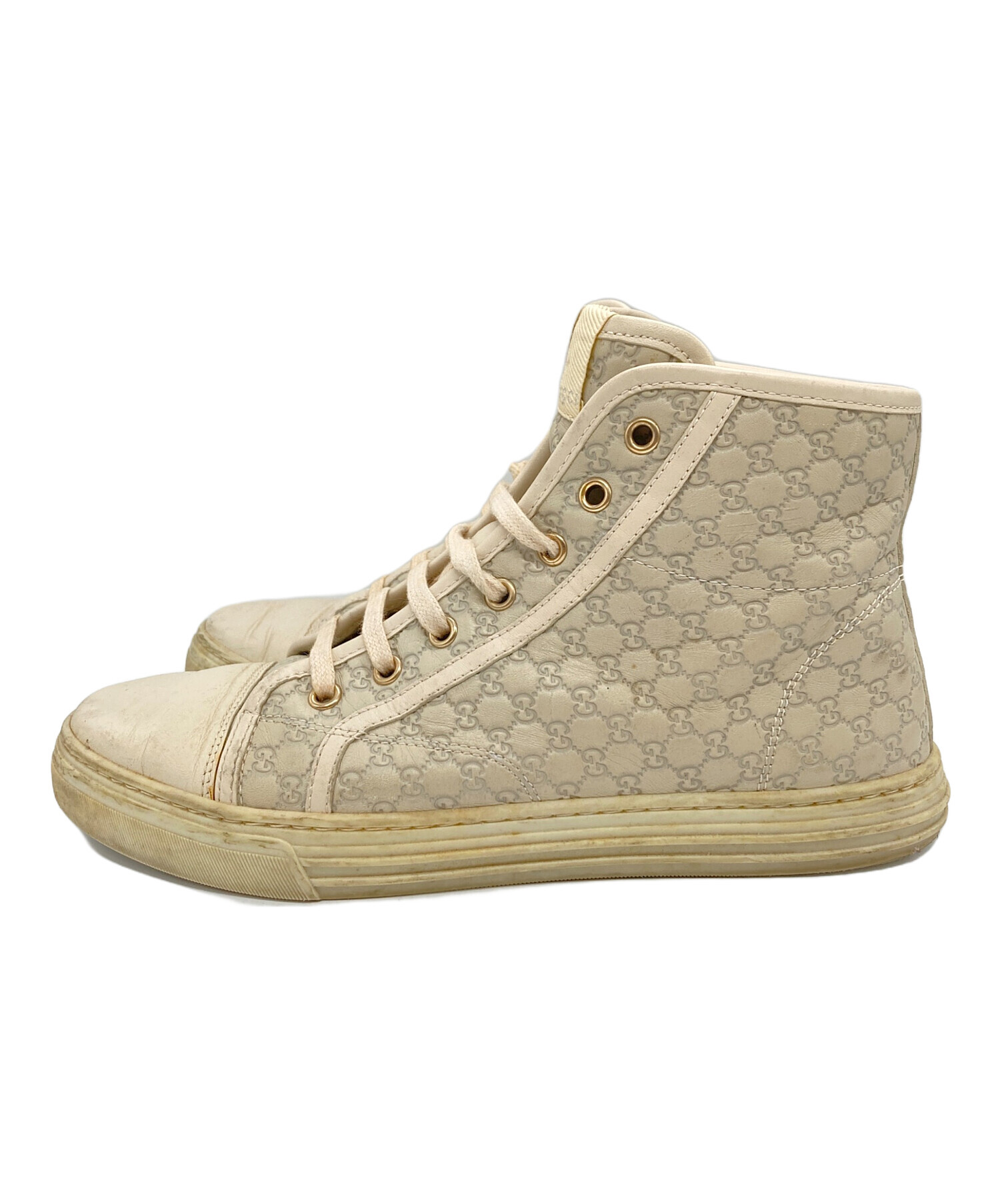 中古・古着通販】GUCCI (グッチ) スニーカー 310335 ホワイト サイズ 