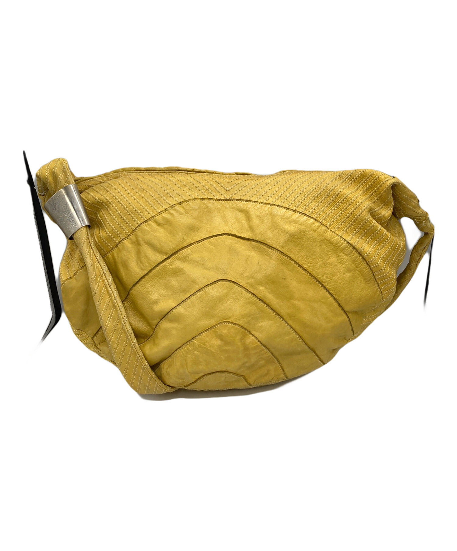 中古・古着通販】MARNI (マルニ) レザーショルダーバッグ イエロー 