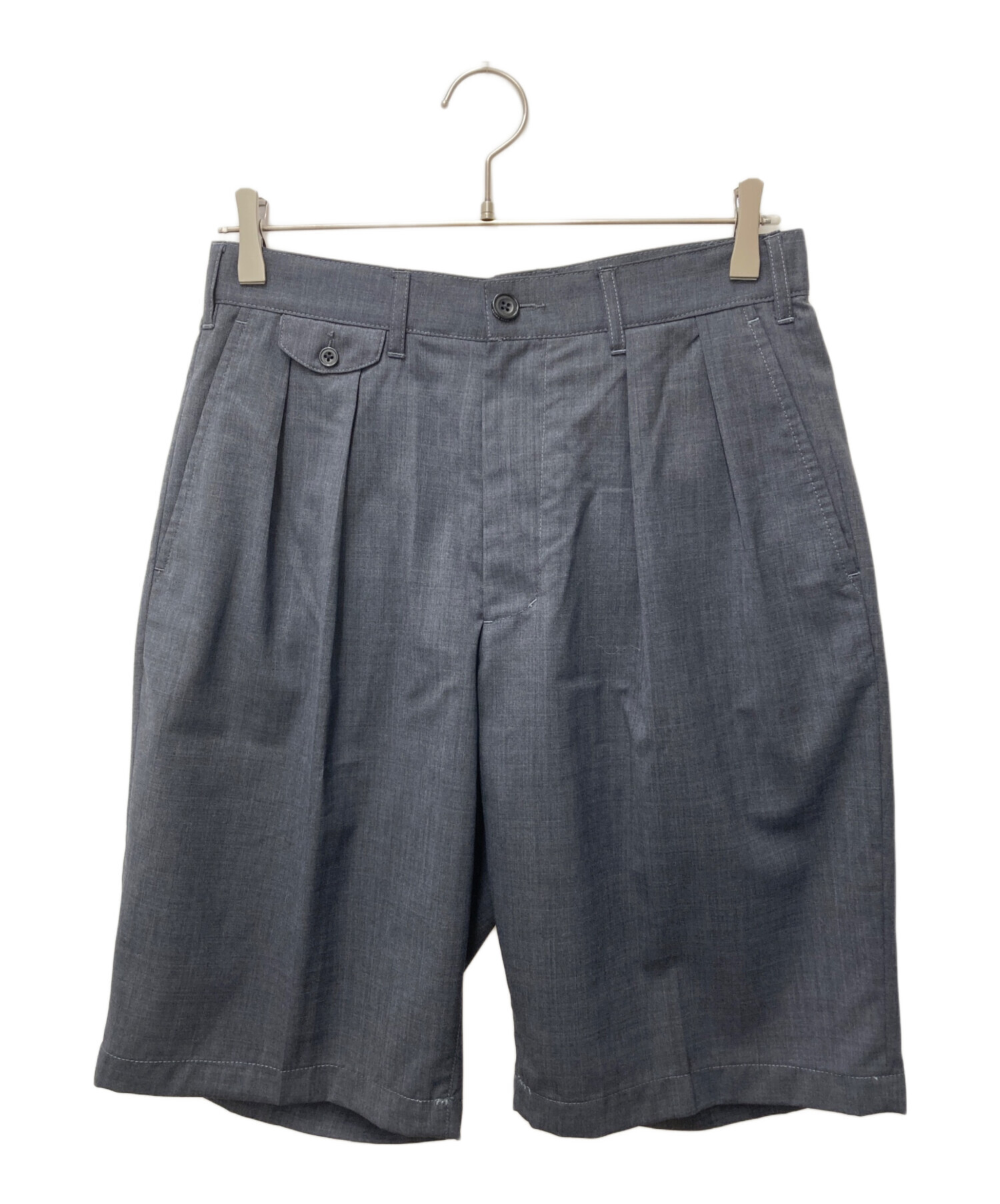中古・古着通販】BEAMS PLUS (ビームスプラス) 2 Pleats Shorts Wool