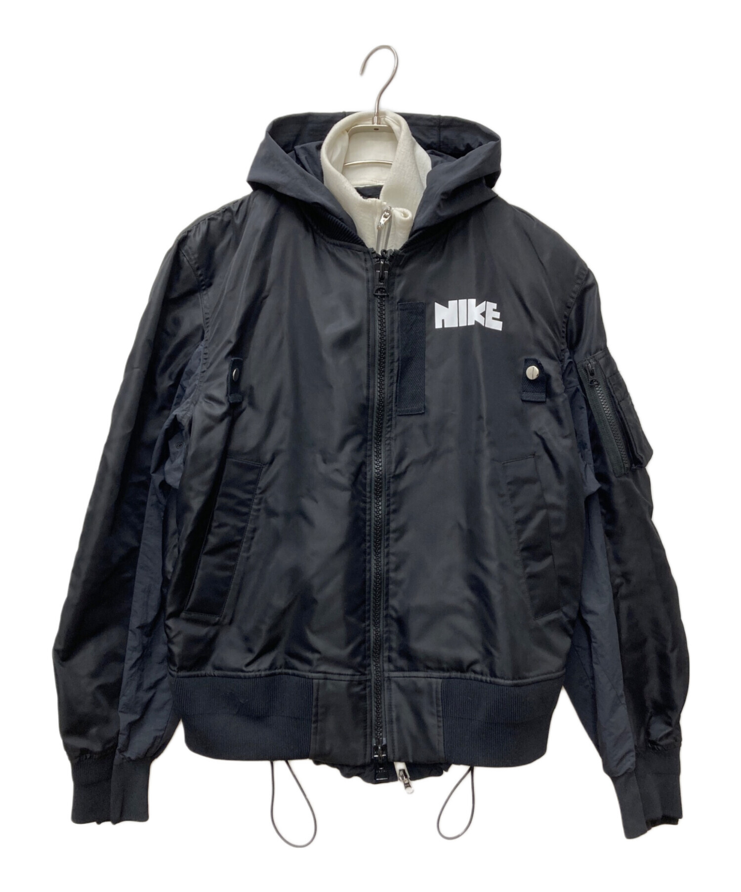 最終値引価格　中古sacai × NIKE ジャケット MA-1 サイズXS 中古・古着通販】NIKE (ナイキ) sacai (サカイ) NRG LAYERED JKT