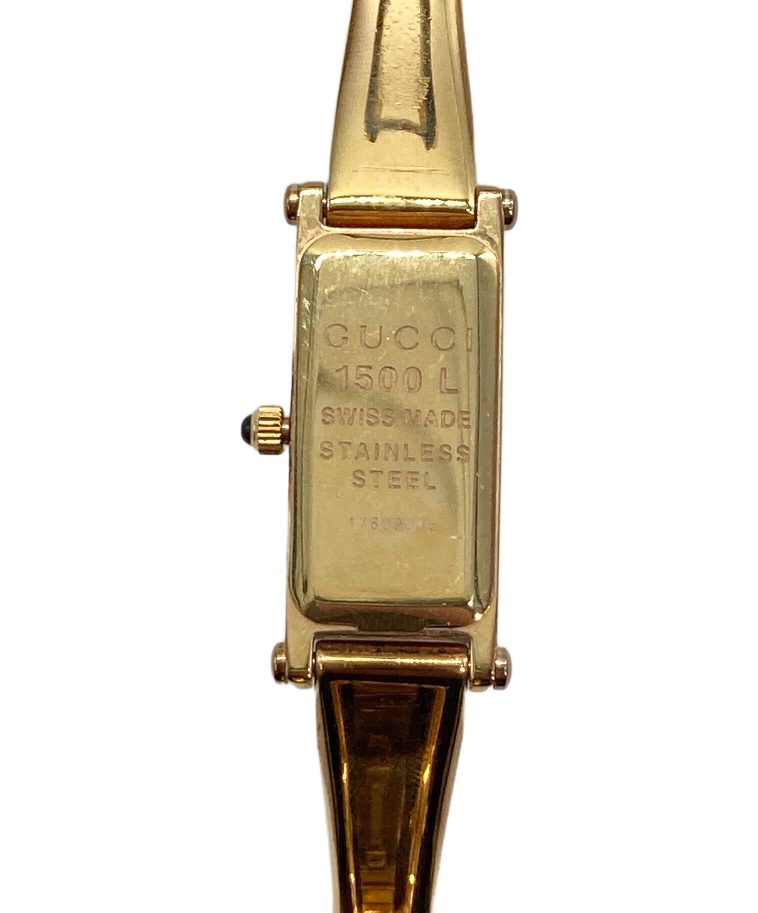 B*W様 【稼働品】　グッチ　GUCCI 1500 。ゴールド クォーツ 中古・古着通販】GUCCI (グッチ) 腕時計 ゴールド｜ブランド・古着通販