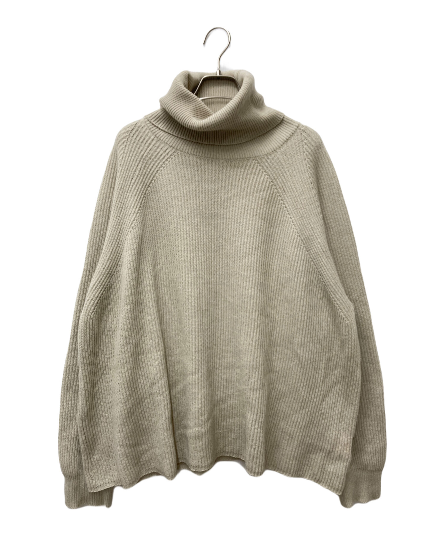 O project Oプロジェクト　グレーニット Oproject ウールニット o project CHUNKY KNITTED CREWNECK ベルギー製