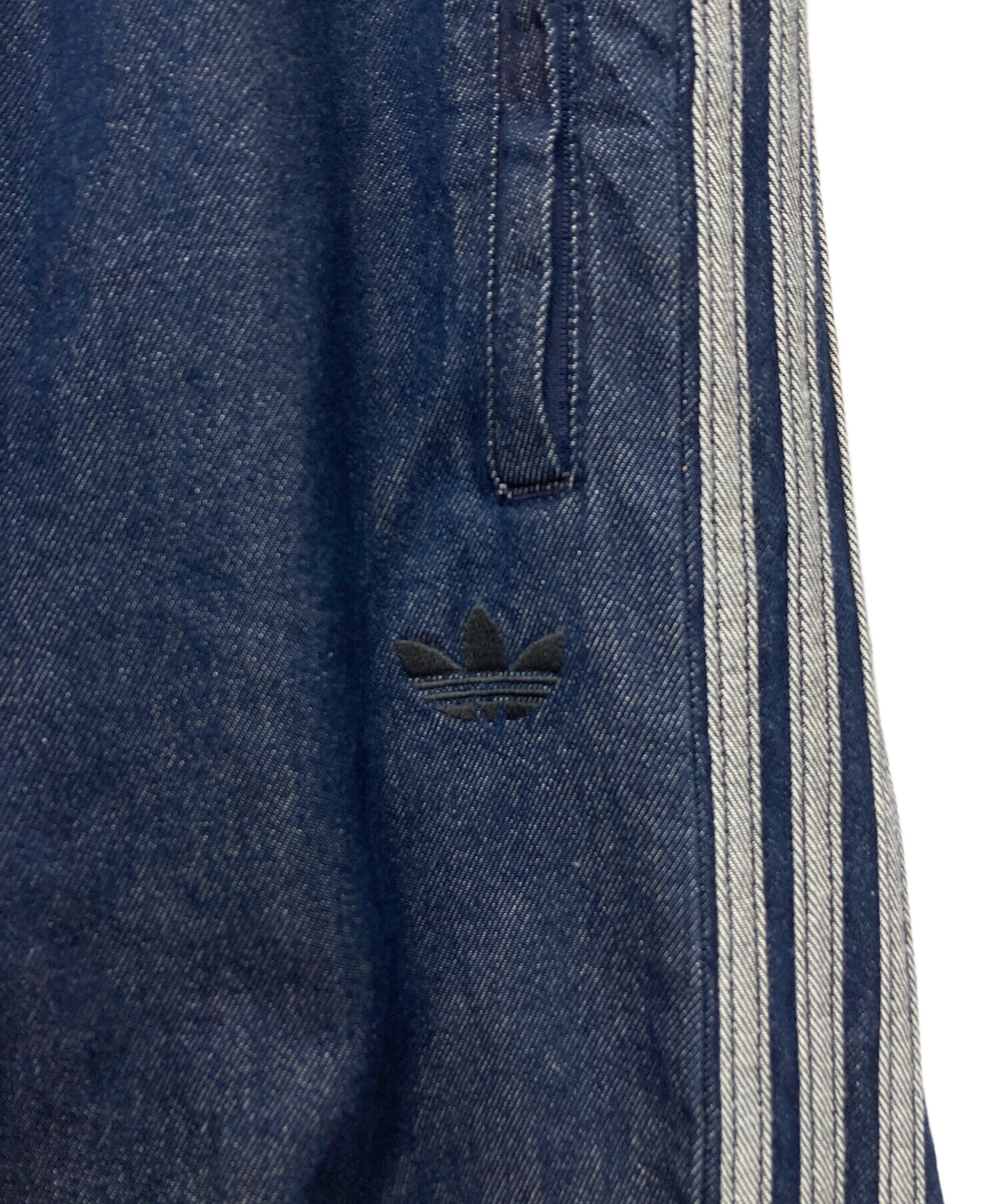中古・古着通販】adidas (アディダス) デニムパンツ インディゴ サイズ 