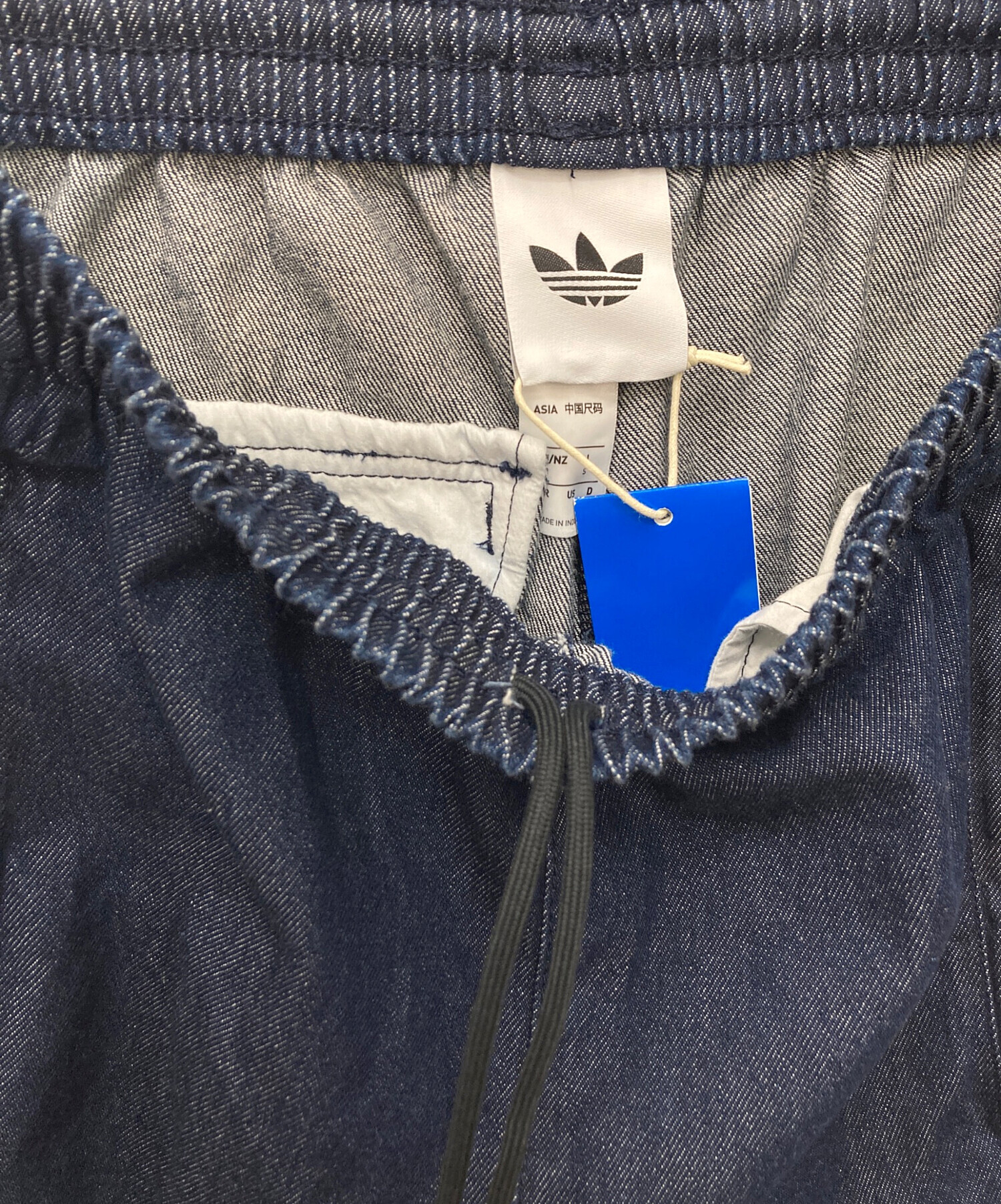 中古・古着通販】adidas (アディダス) デニムパンツ インディゴ サイズ 