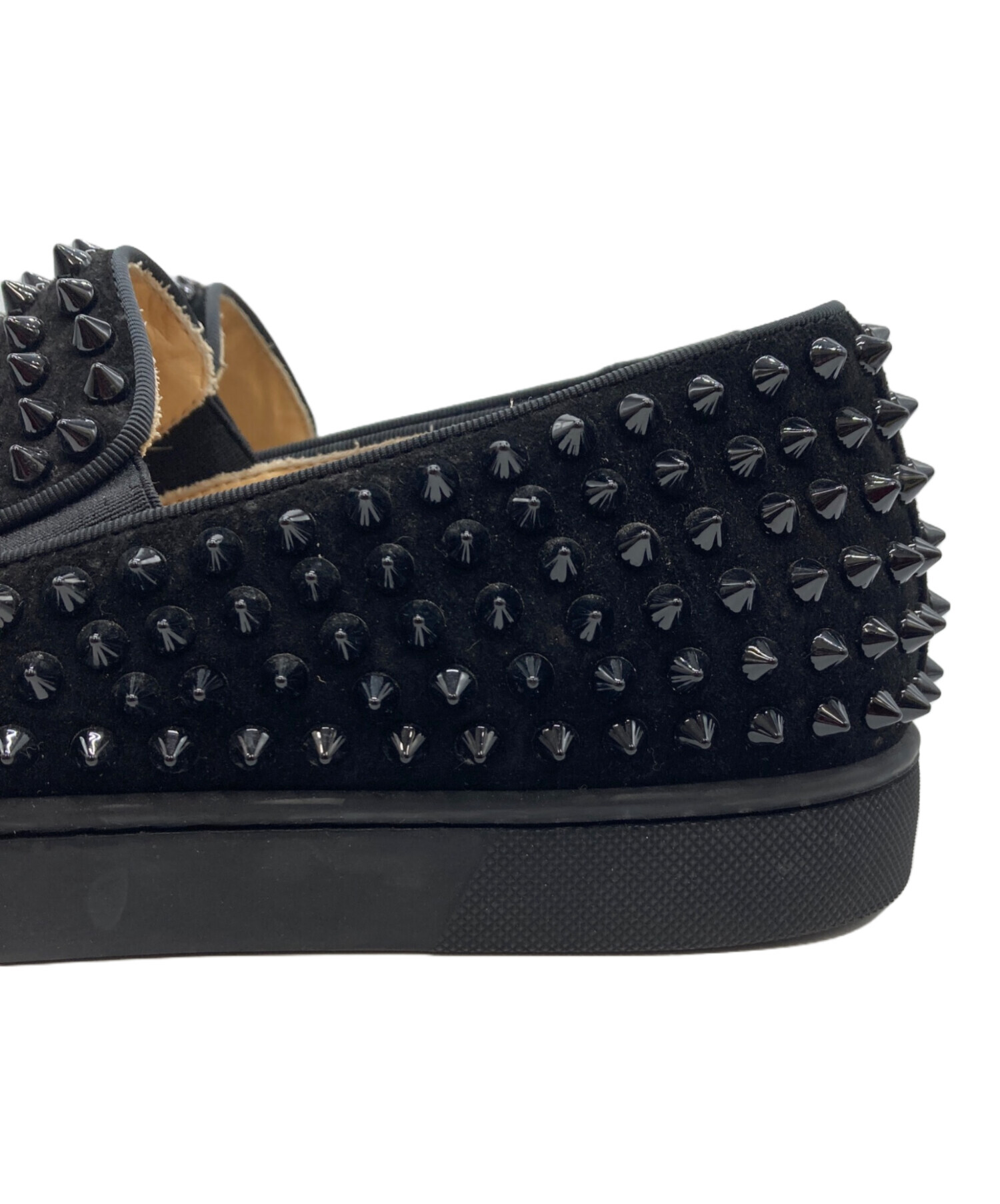 Christian Louboutinクリスチャンルブタンスタッズウエッジソール 中古・古着通販】Christian Louboutin (クリスチャン・ルブタン