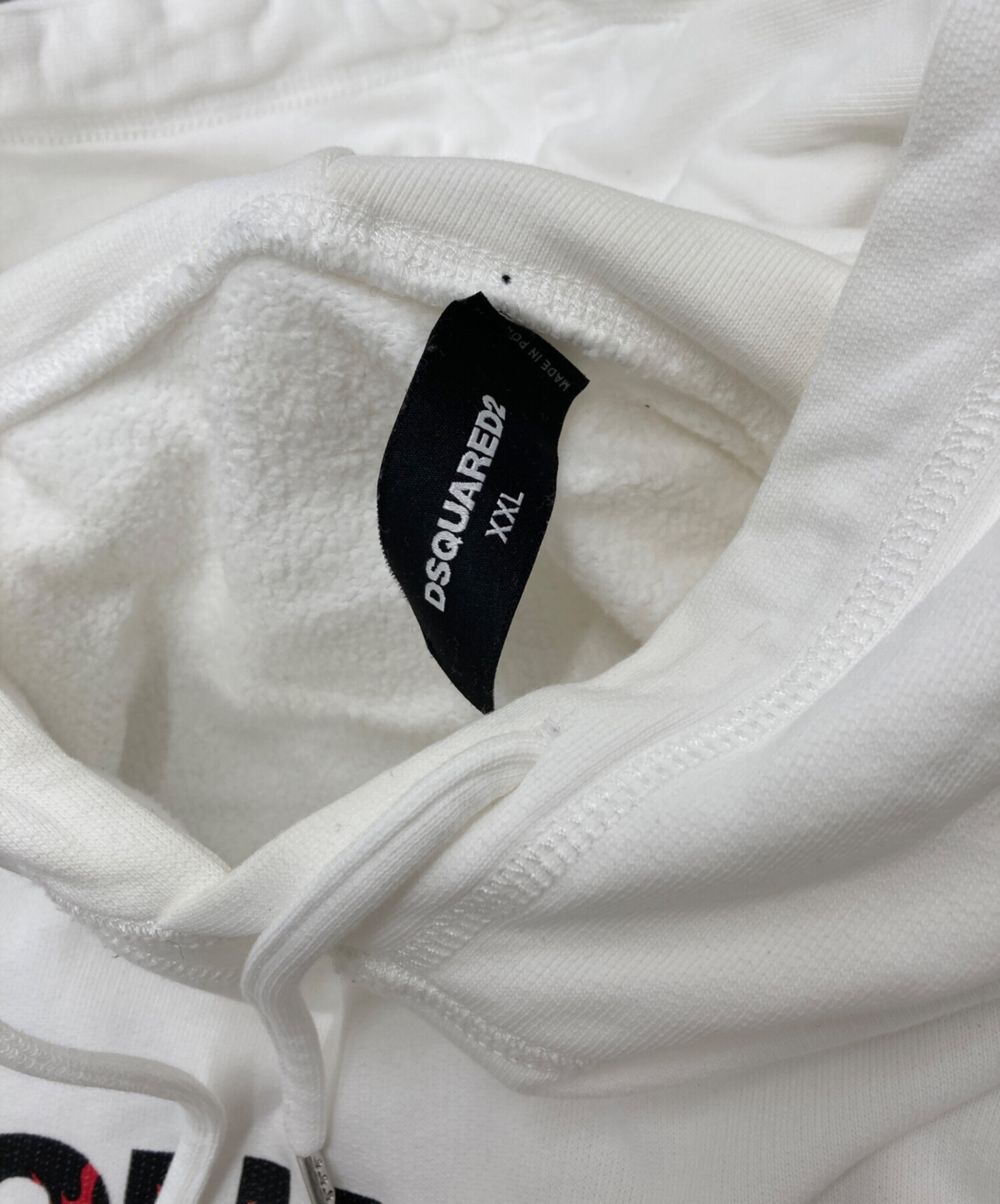DSQUARED2 新品未使用タグ付 cottonパーカーレディース&メンズ対応 中古・古着通販】DSQUARED2 (ディースクエアード) ロゴパーカー
