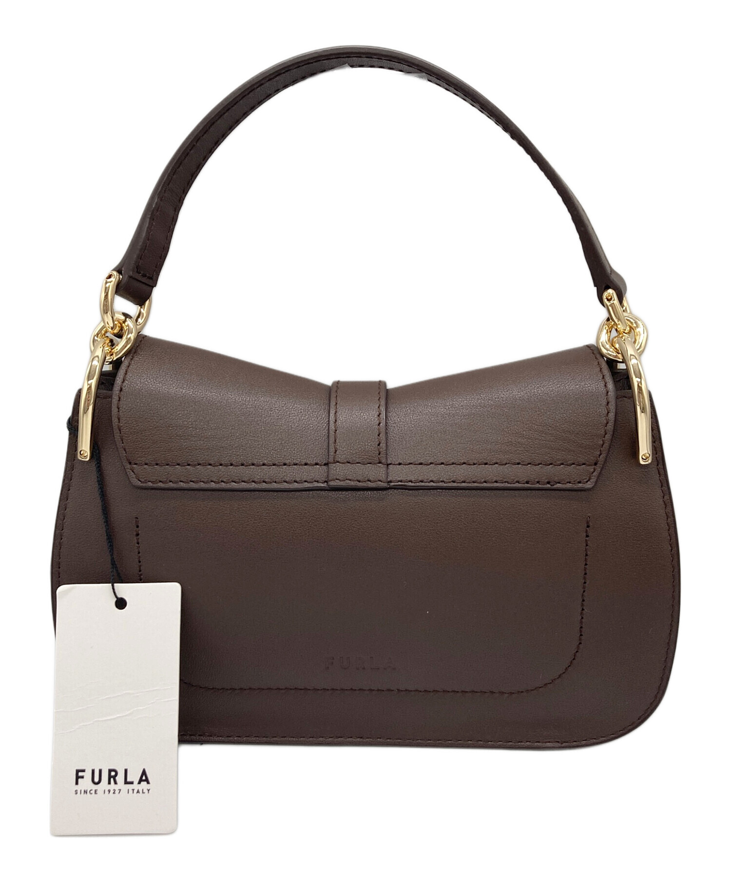 中古・古着通販】FURLA (フルラ) 2WAYバッグ ブラウン｜ブランド・古着