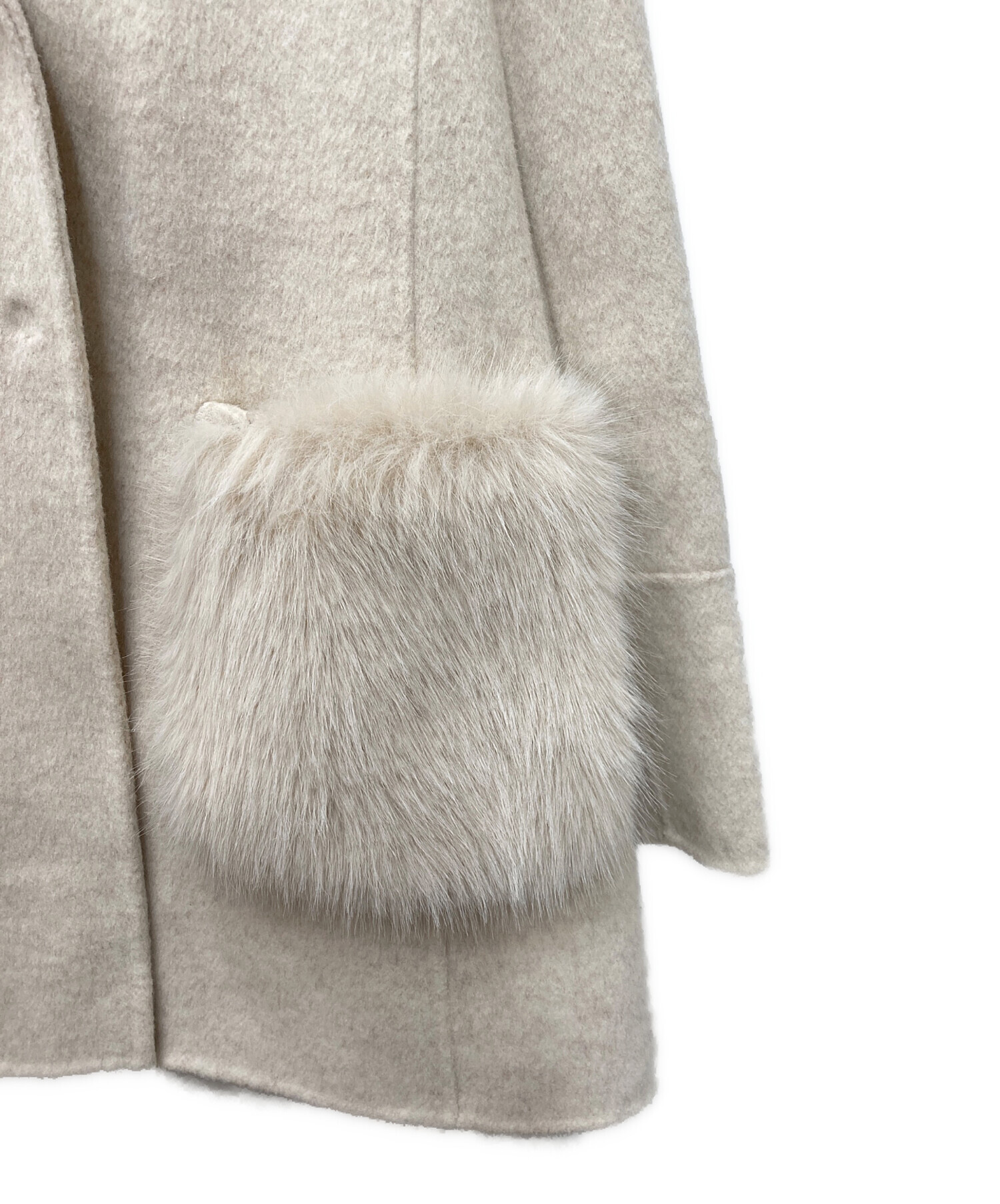 中古・古着通販】Deicy (デイシー) ファーポケットフレアコート