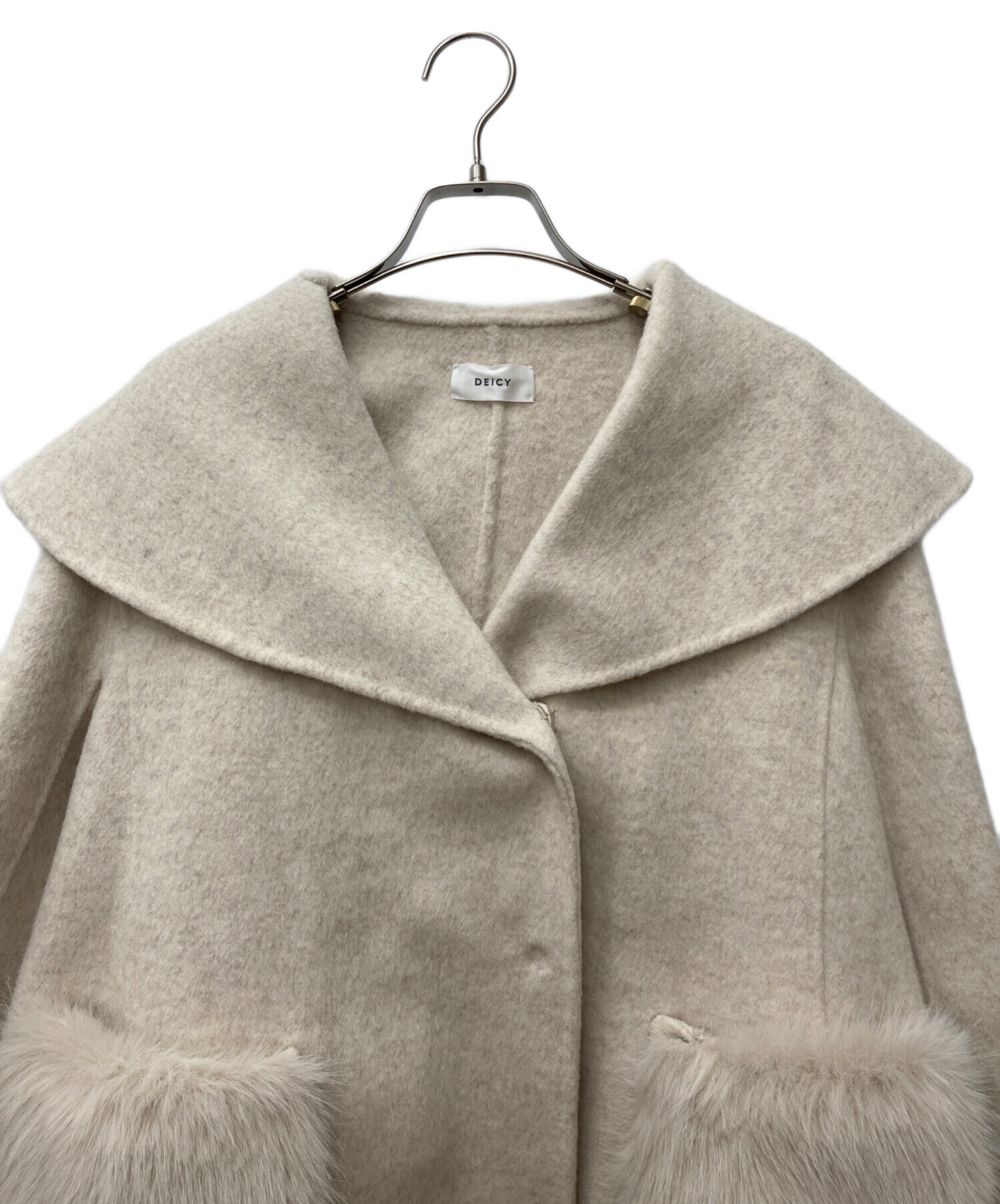 中古・古着通販】Deicy (デイシー) ファーポケットフレアコート