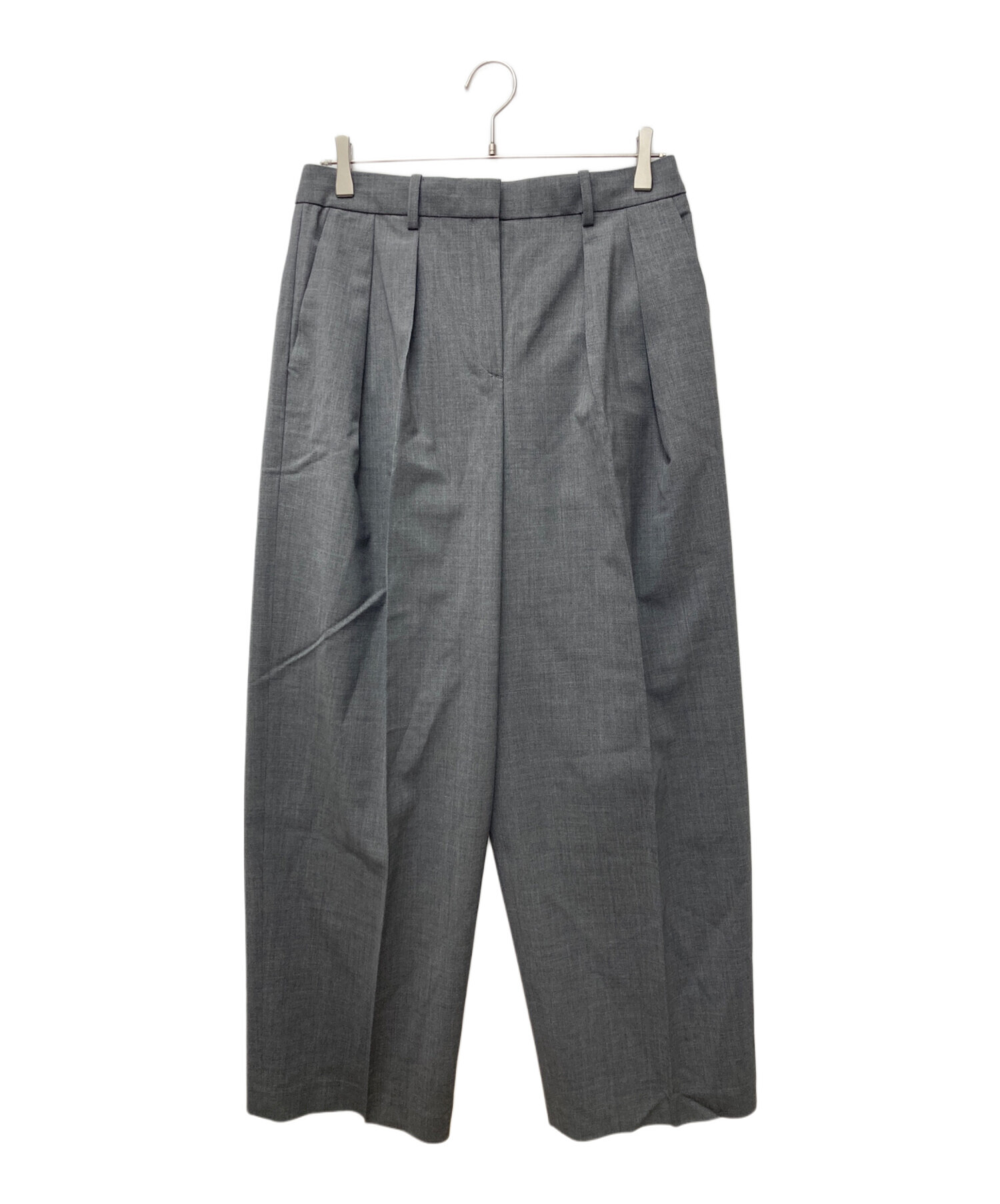 中古・古着通販】theory (セオリー) Tailor DBL Pleat Pant GH グレー