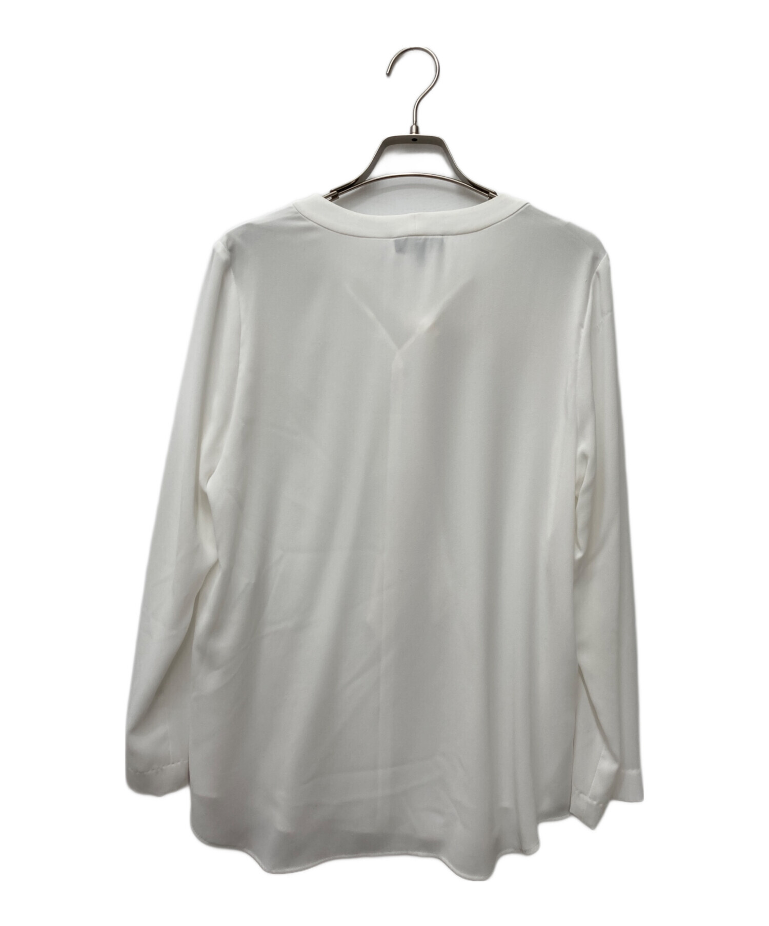 中古・古着通販】theory (セオリー) バンドカラーボウタイブラウス