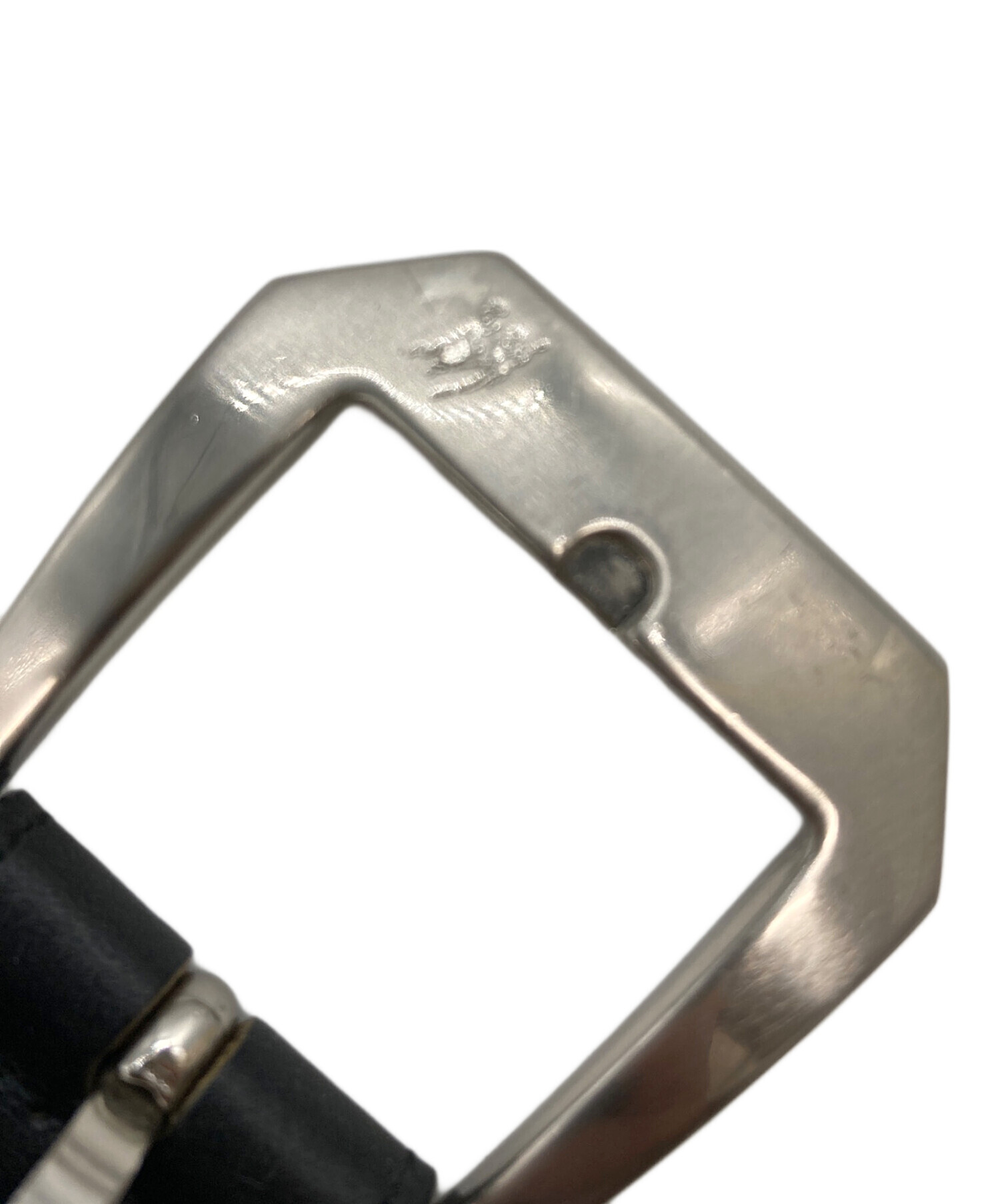 中古・古着通販】BURBERRY (バーバリー) レザーベルト ブラック