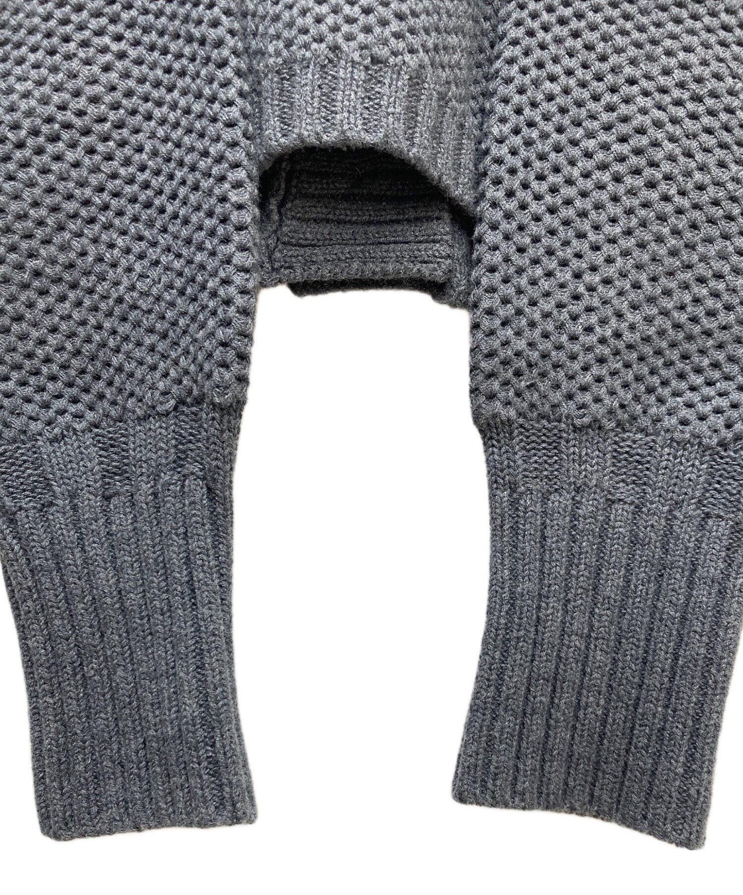 中古・古着通販】L'AUBE BLANC (ローブ ブラン) Basket Knit Cardigan