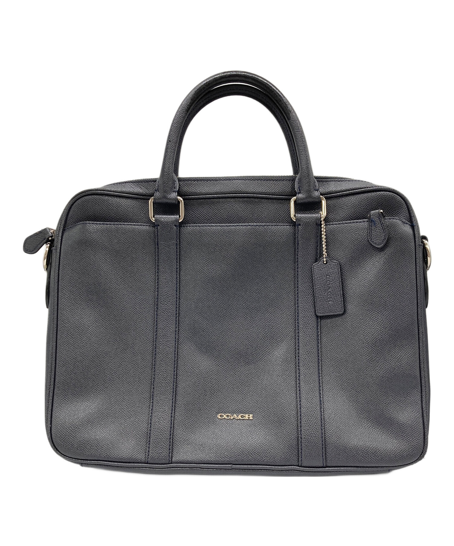 中古・古着通販】COACH (コーチ) ブリーフケース F59056 ネイビー