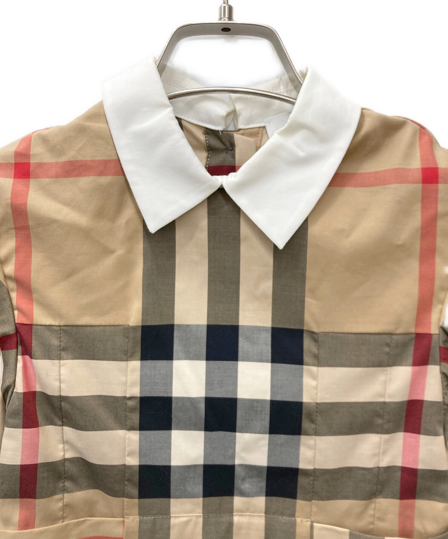 中古・古着通販】BURBERRY (バーバリー) パフスリーブワンピース
