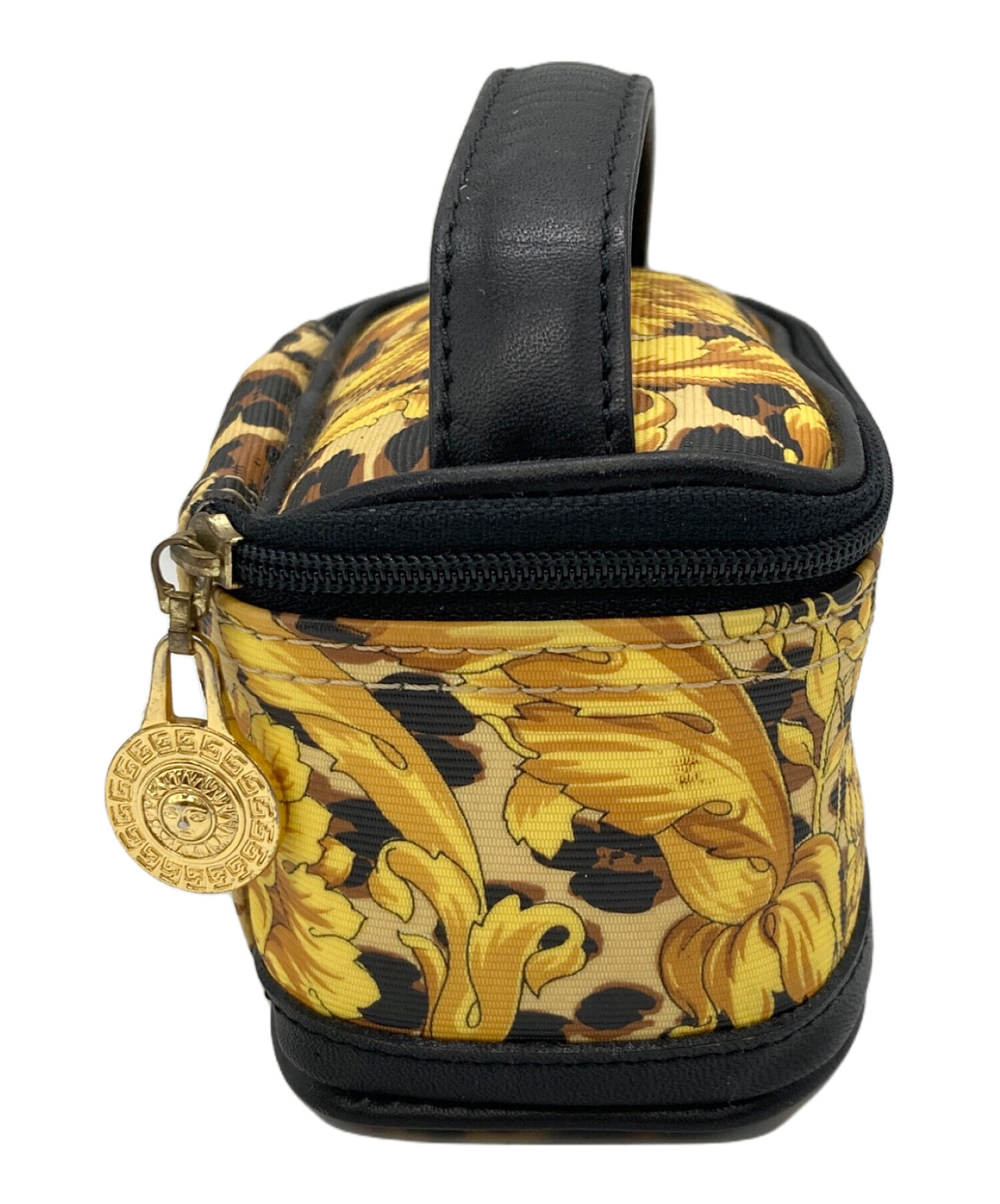 中古・古着通販】VERSACE (ヴェルサーチェ) バニティポーチ イエロー