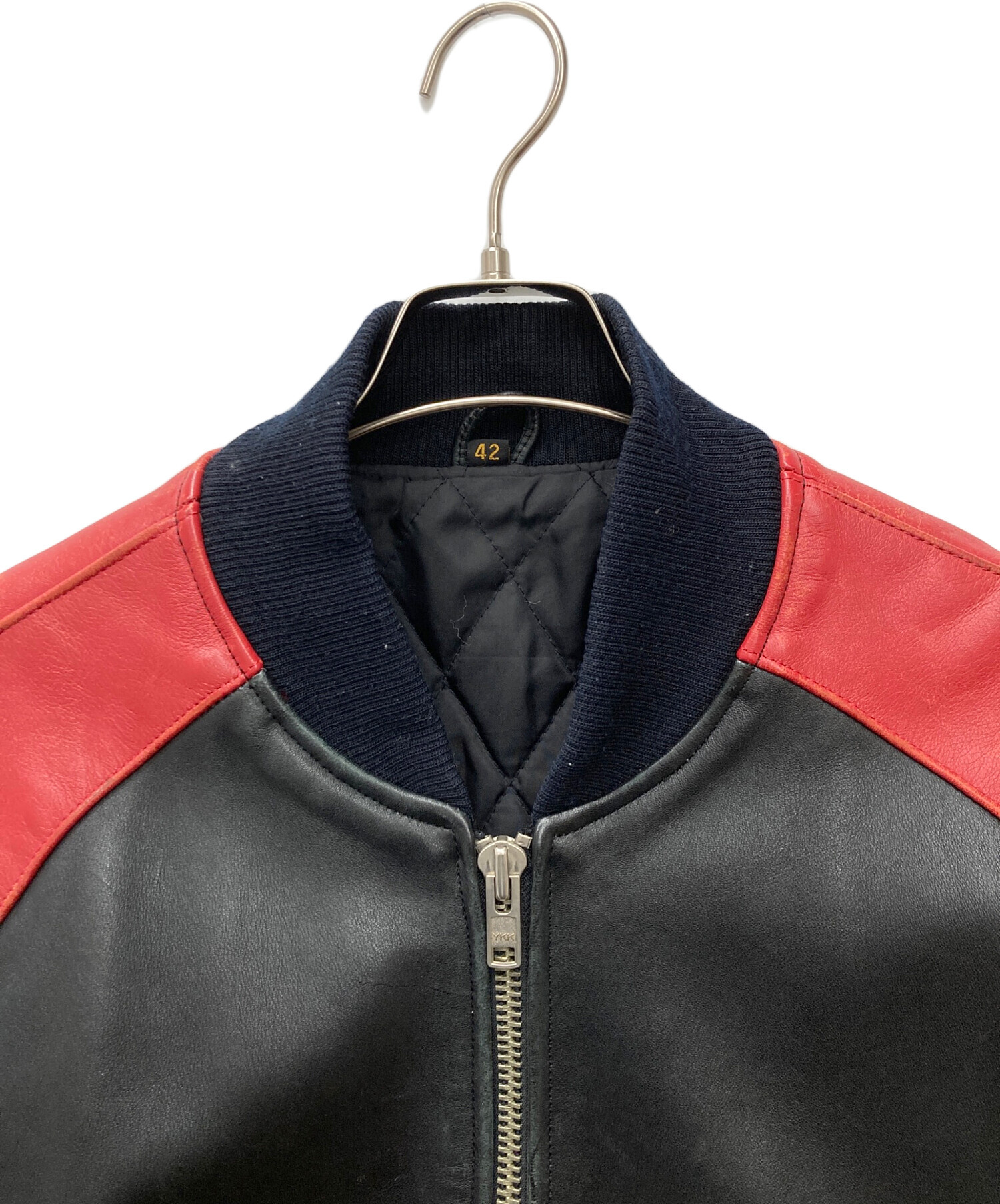 FREEDOM Leather Company レザーライダースジャケット 42 中古・古着通販】FREEDOM LEATHER COMPANY (フリーダムレザー
