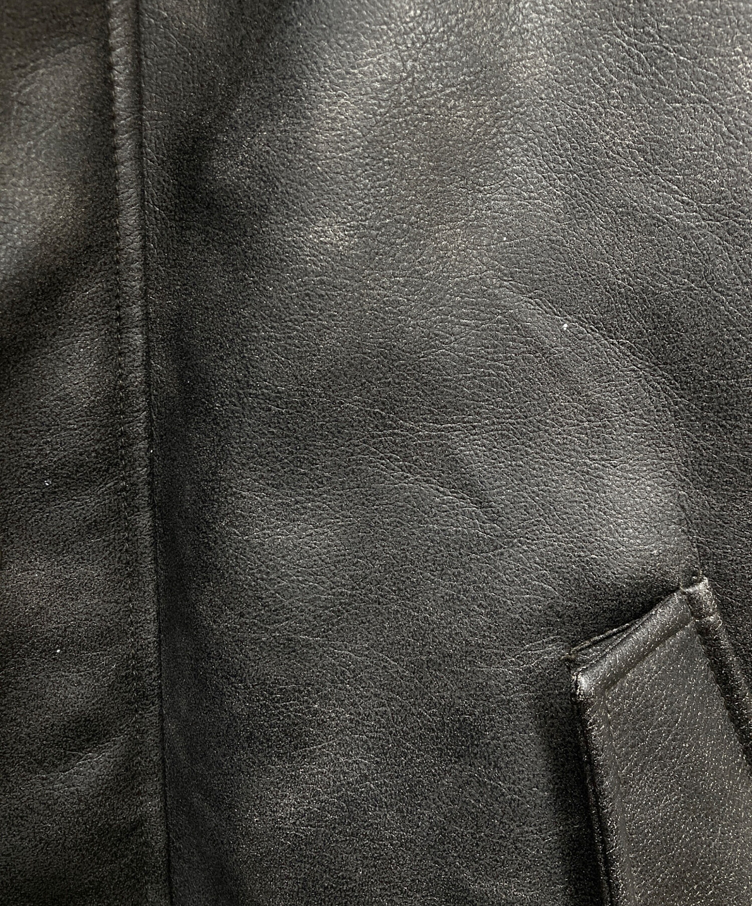 中古・古着通販】ZARA (ザラ) フェイクレザーデタッチャブルネック