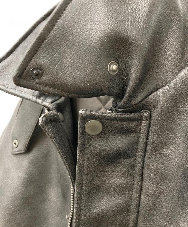 中古・古着通販】ZARA (ザラ) フェイクレザーデタッチャブルネック
