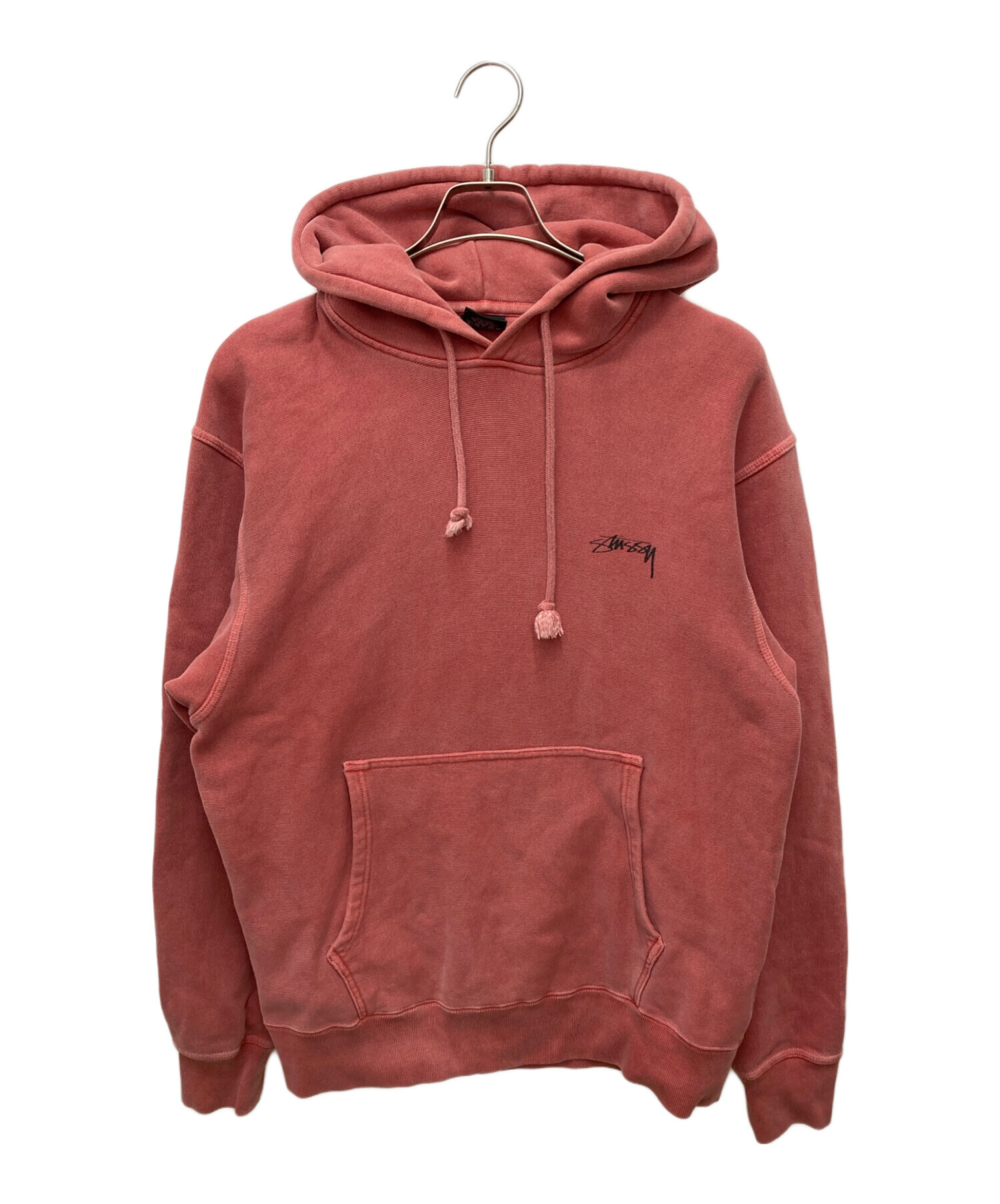 中古・古着通販】stussy (ステューシー) Pigment Dyed Hoodie レッド