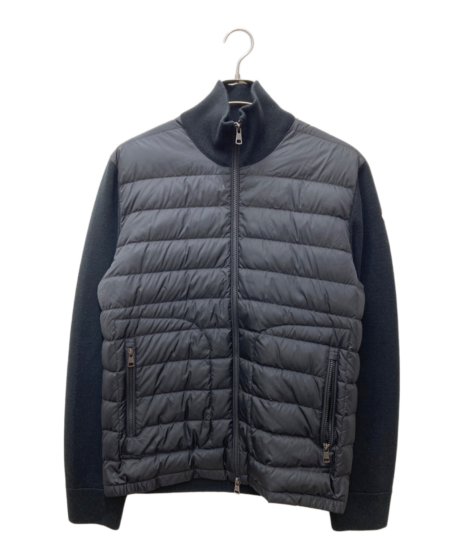 中古・古着通販】MONCLER (モンクレール) CARDIGAN TRICOT ブラック