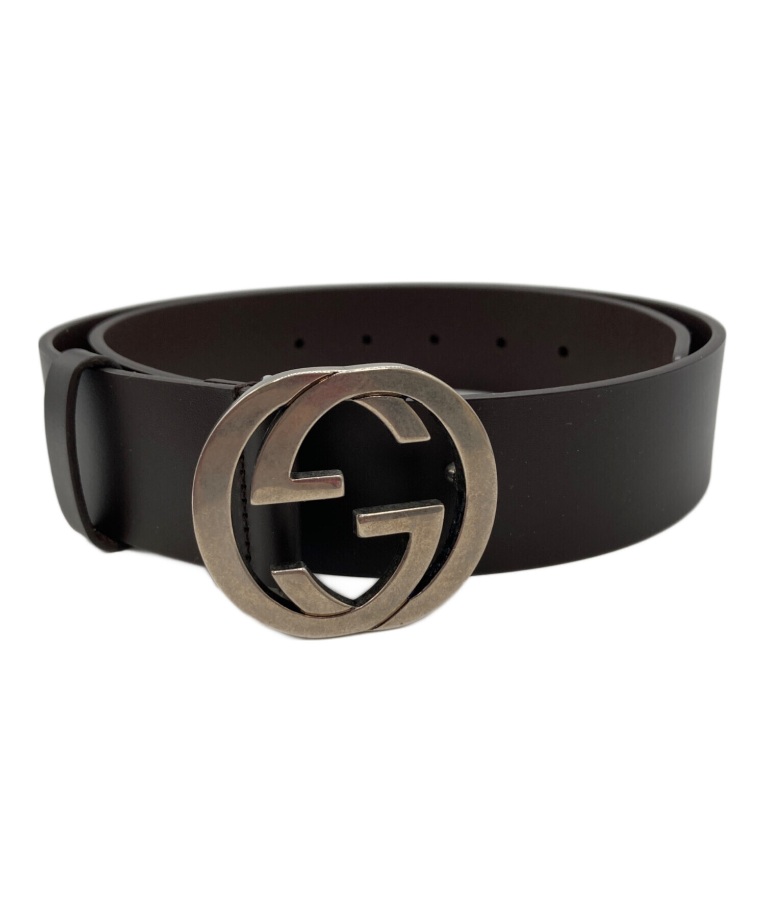 中古・古着通販】GUCCI (グッチ) インターロッキングG バックルベルト