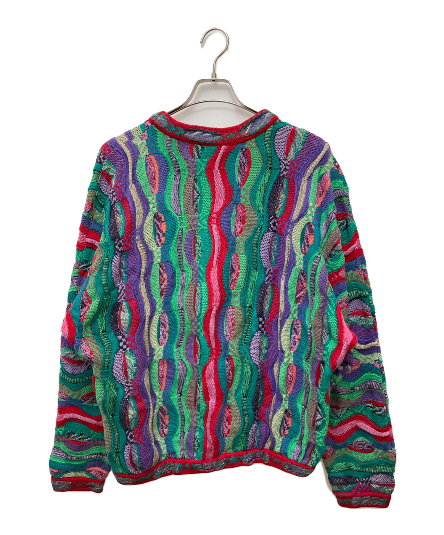 中古・古着通販】Coogi (クージー) 3Dニット マルチカラー サイズ:L 中古・古着通販】Coogi (クージー) 3Dニット マルチカラー サイズ:L