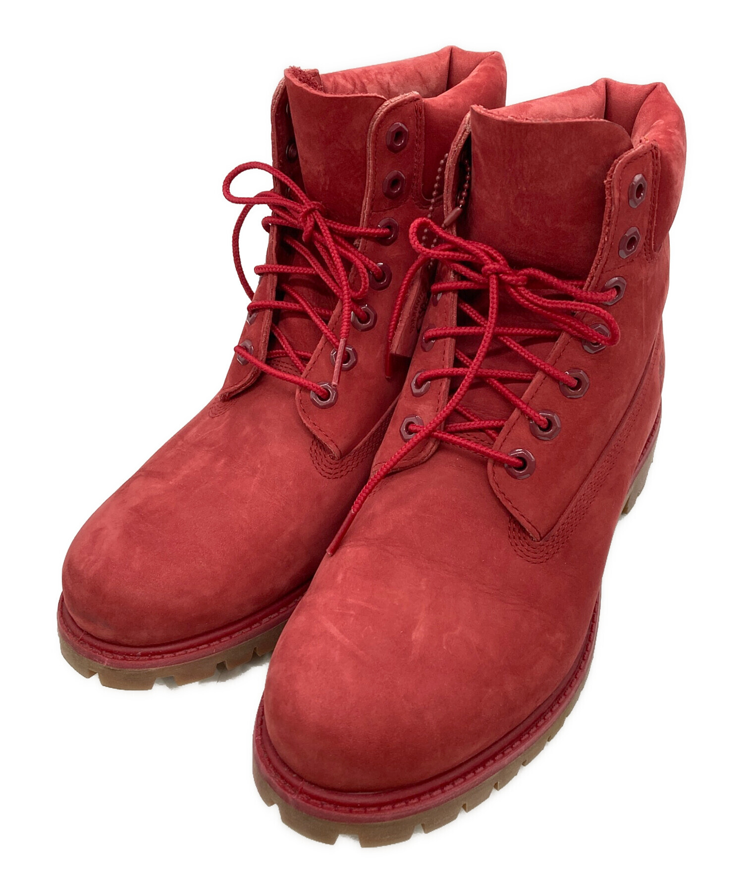 値下げ 【美品】Timberland ティンバーランド 赤レッド 27.0 中古・古着通販】Timberland (ティンバーランド) 6inch Premium Boots