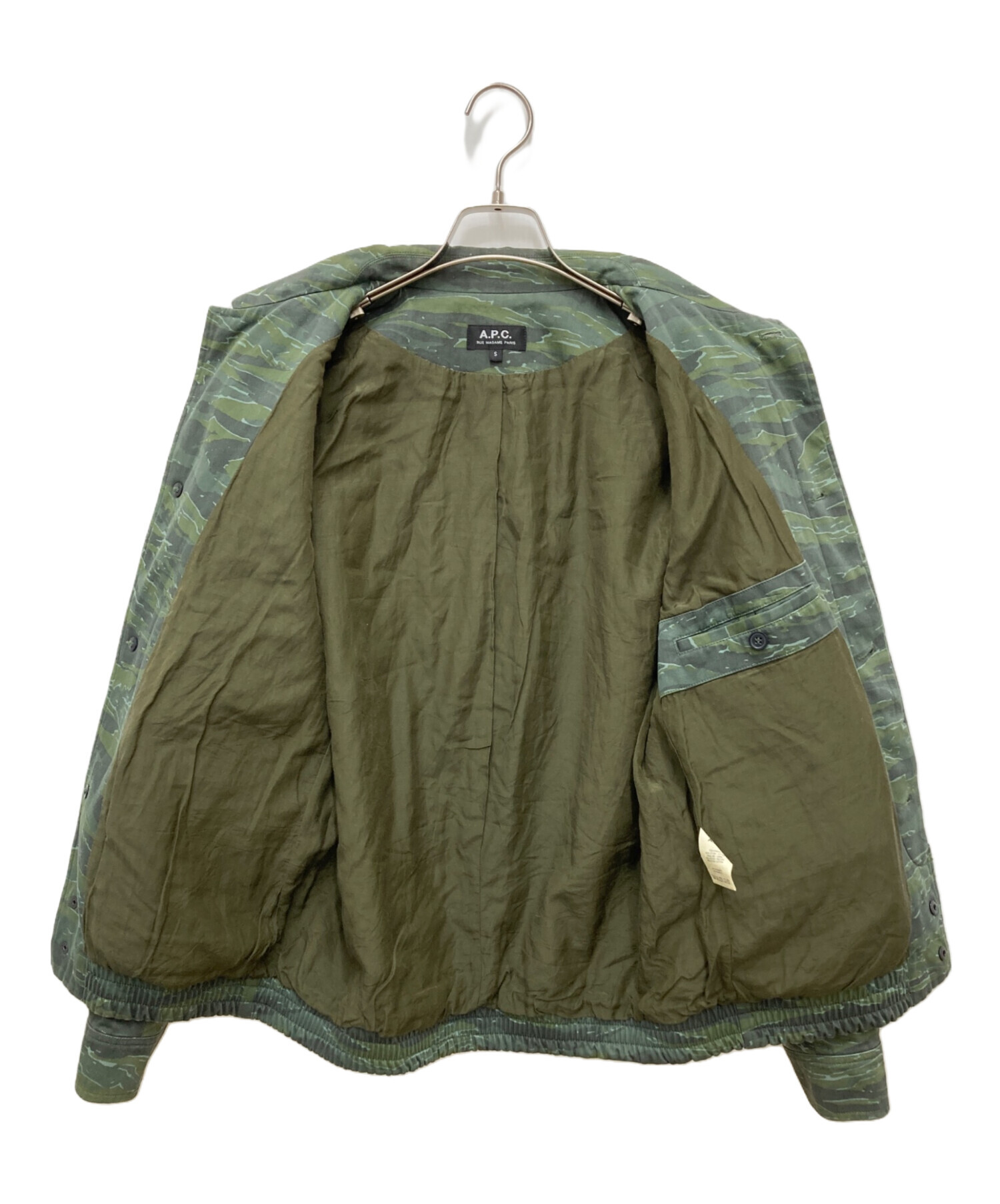 A.P.C. ミリタリージャケット タイガーカモ XSサイズ A.P.C. 