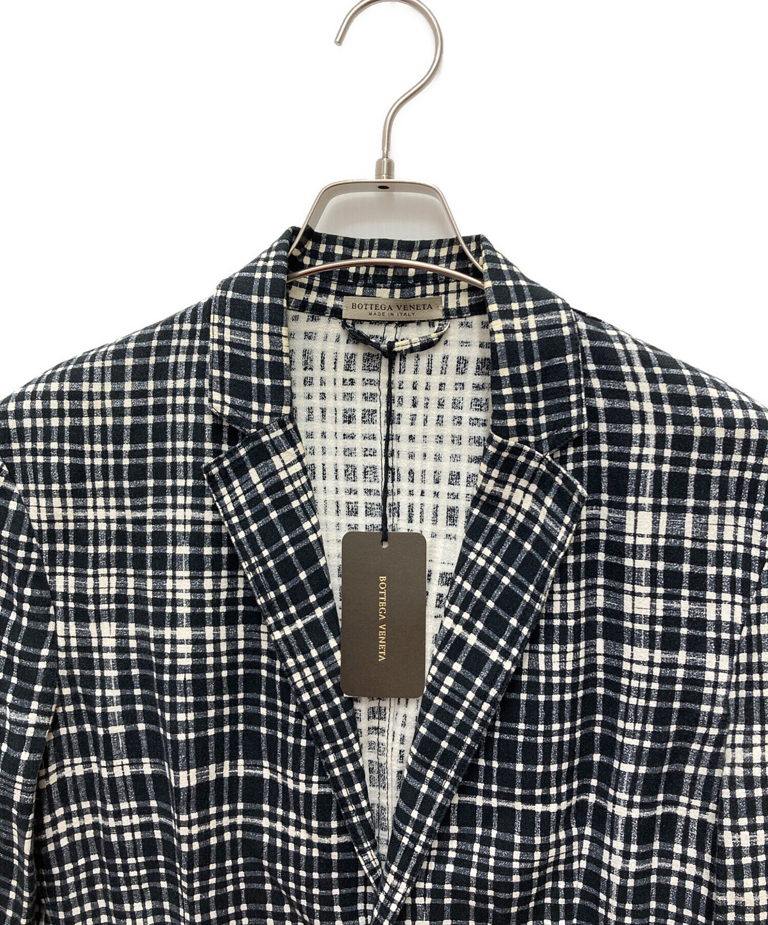 中古・古着通販】BOTTEGA VENETA (ボッテガベネタ) チェックジャケット 