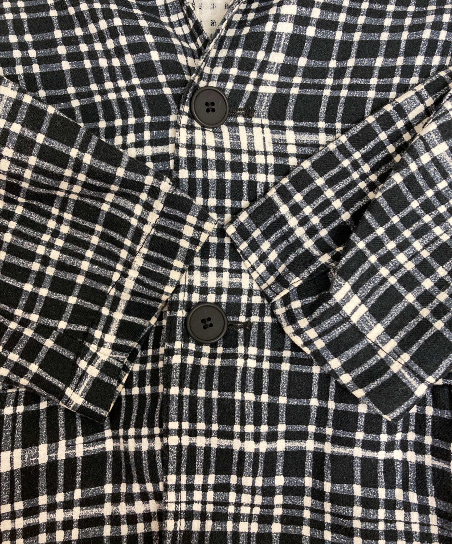 中古・古着通販】BOTTEGA VENETA (ボッテガベネタ) チェックジャケット 