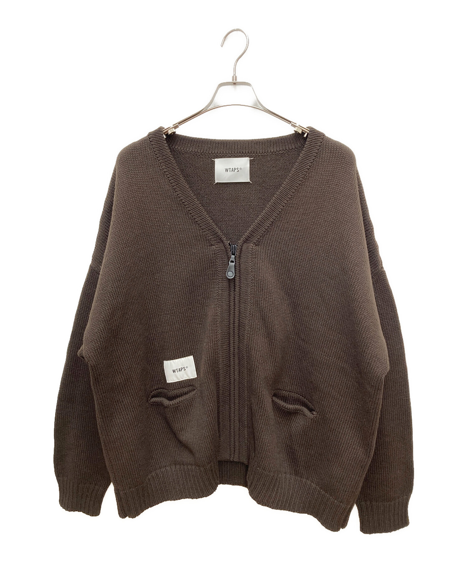 中古・古着通販】WTAPS (ダブルタップス) PALMER SWEATER ブラウン 