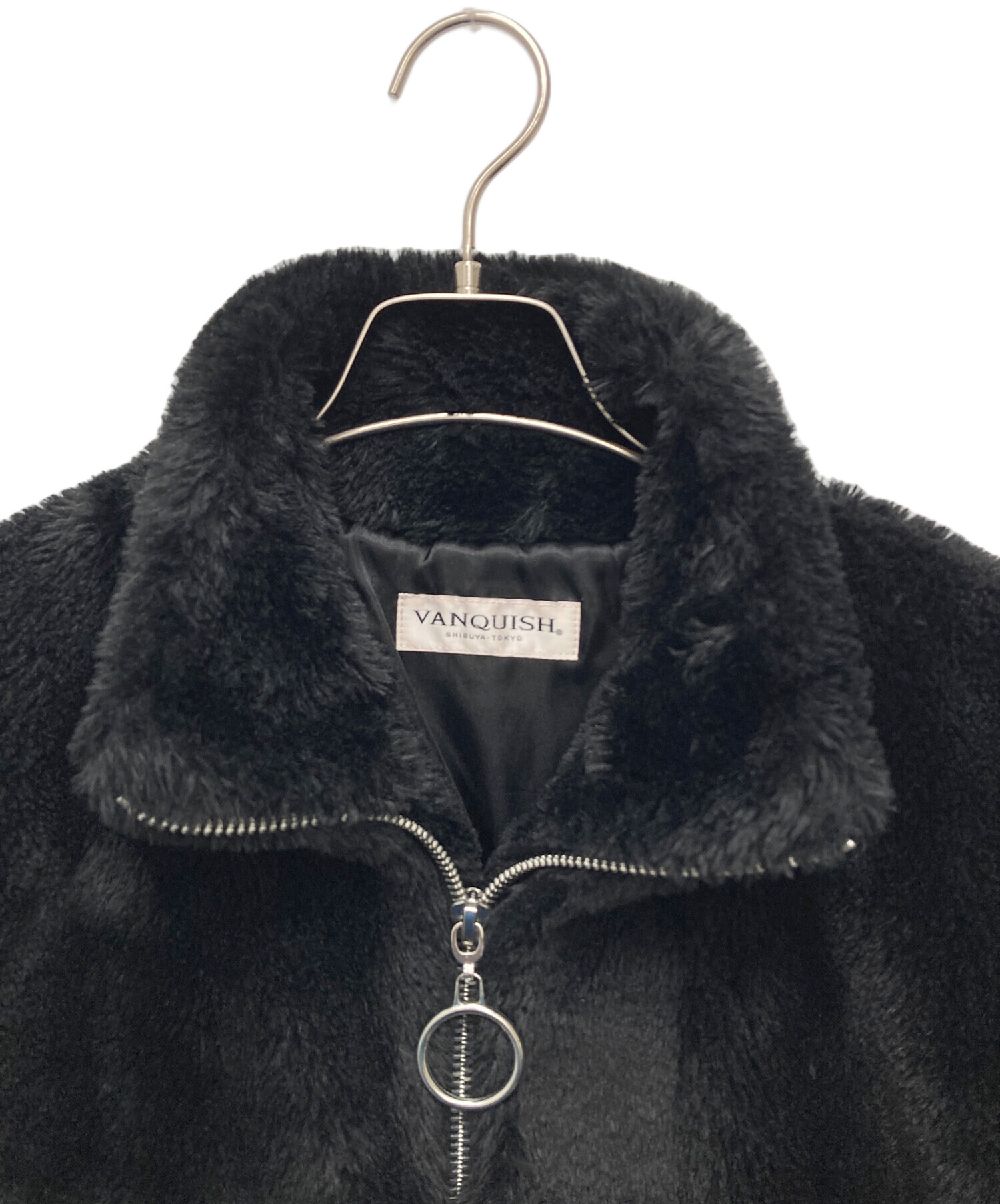 中古・古着通販】VANQUISH (ヴァンキッシュ) Shamo Eco Fur blouson 