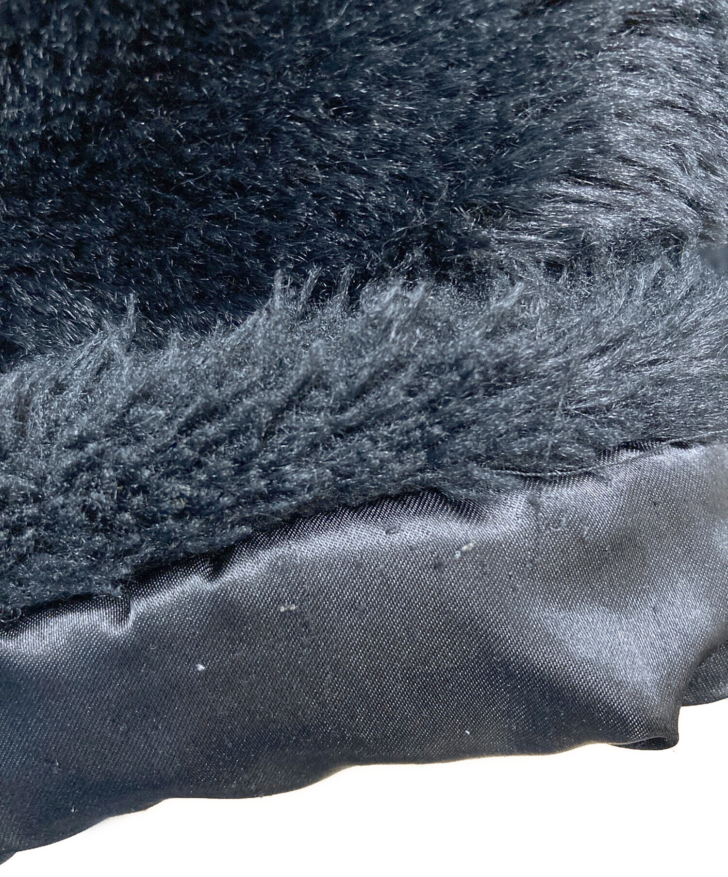 中古・古着通販】VANQUISH (ヴァンキッシュ) Shamo Eco Fur blouson 