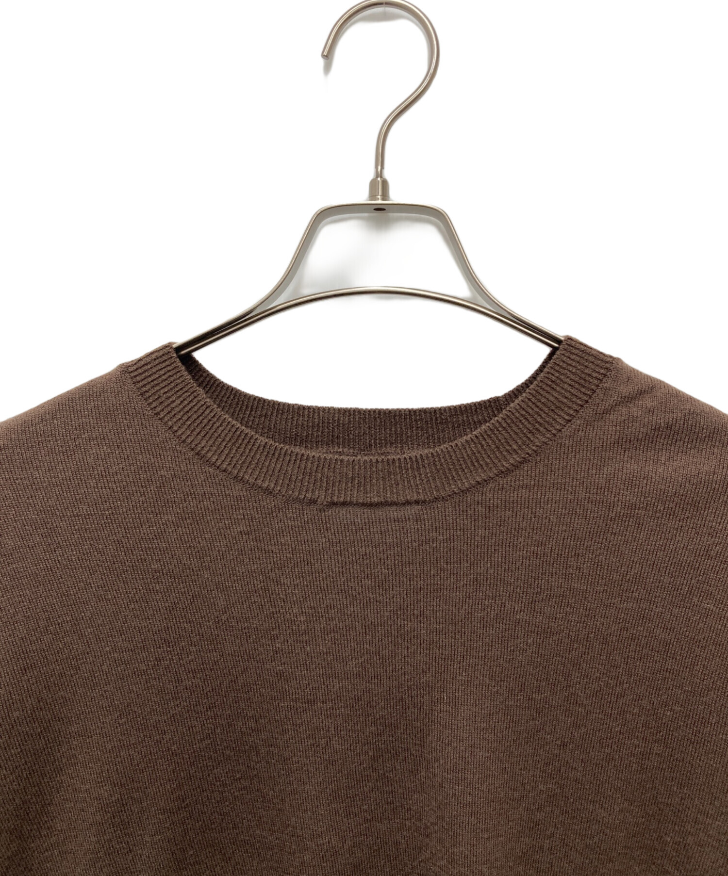 中古・古着通販】Yonetomi (ヨネトミ) HIGH TWIST WOOL KNIT PULLOVER 